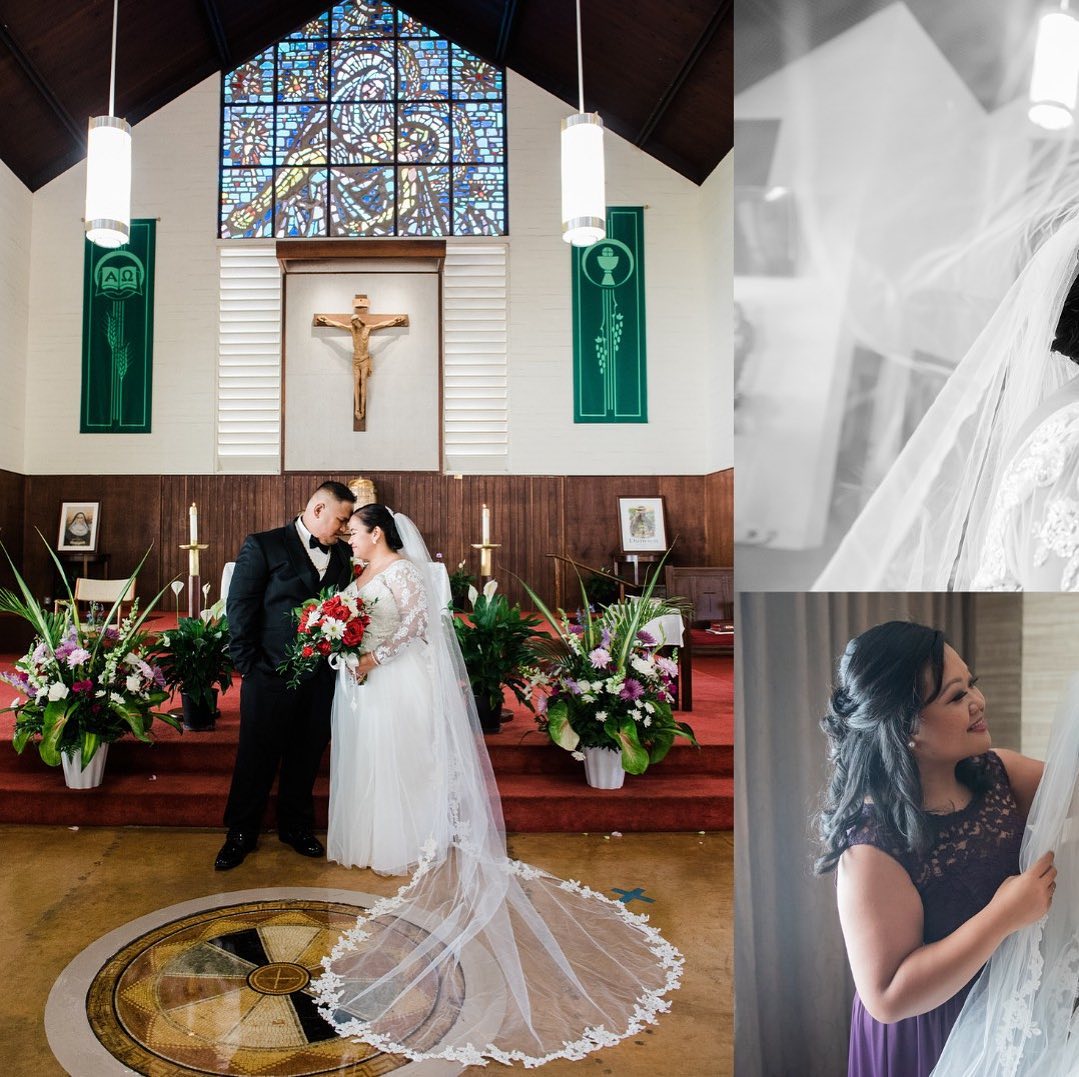 Happy 1st wedding anniversary Normie & John!
•
📋 Coordination: @lilikoi.lane
📸 Photo + Video: @blessedcreatives
💄Hair + Make-up: Geri Valencia
💐 Florist: Myra’s Florals
🍱 Caterer: A Catered Experience
⛪️ Venue: Our Lady of Sorrows Catholic Church, Wahiawa
•
#LilikoiLaneEvents #HawaiiWedding #OahuWeddingPlanner #EventCoordinator #WeddingCoordinator