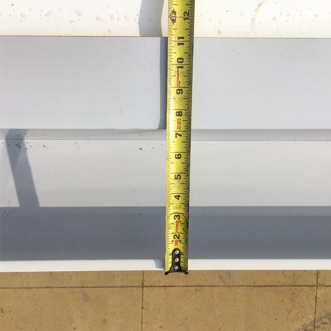 7” with 4” flange. #commercialgutters #ohio #gutters #flatroof #ohiocontractors #industrialroof #