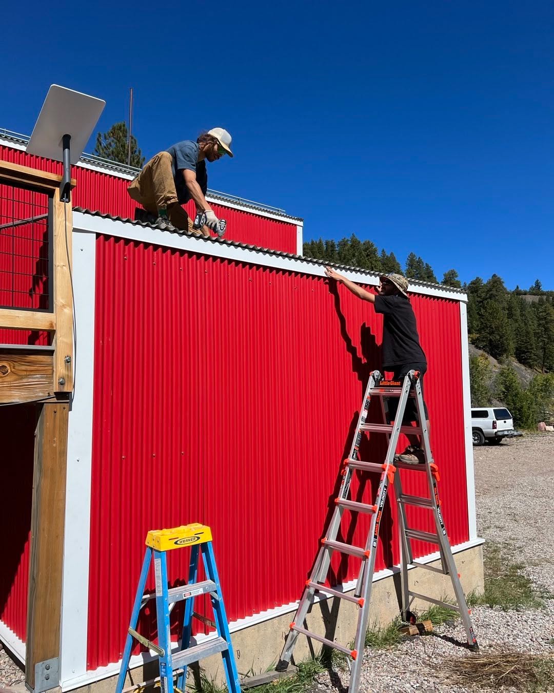 Little bit of bike ranch repair today…. Now it’s time for a quick lap!