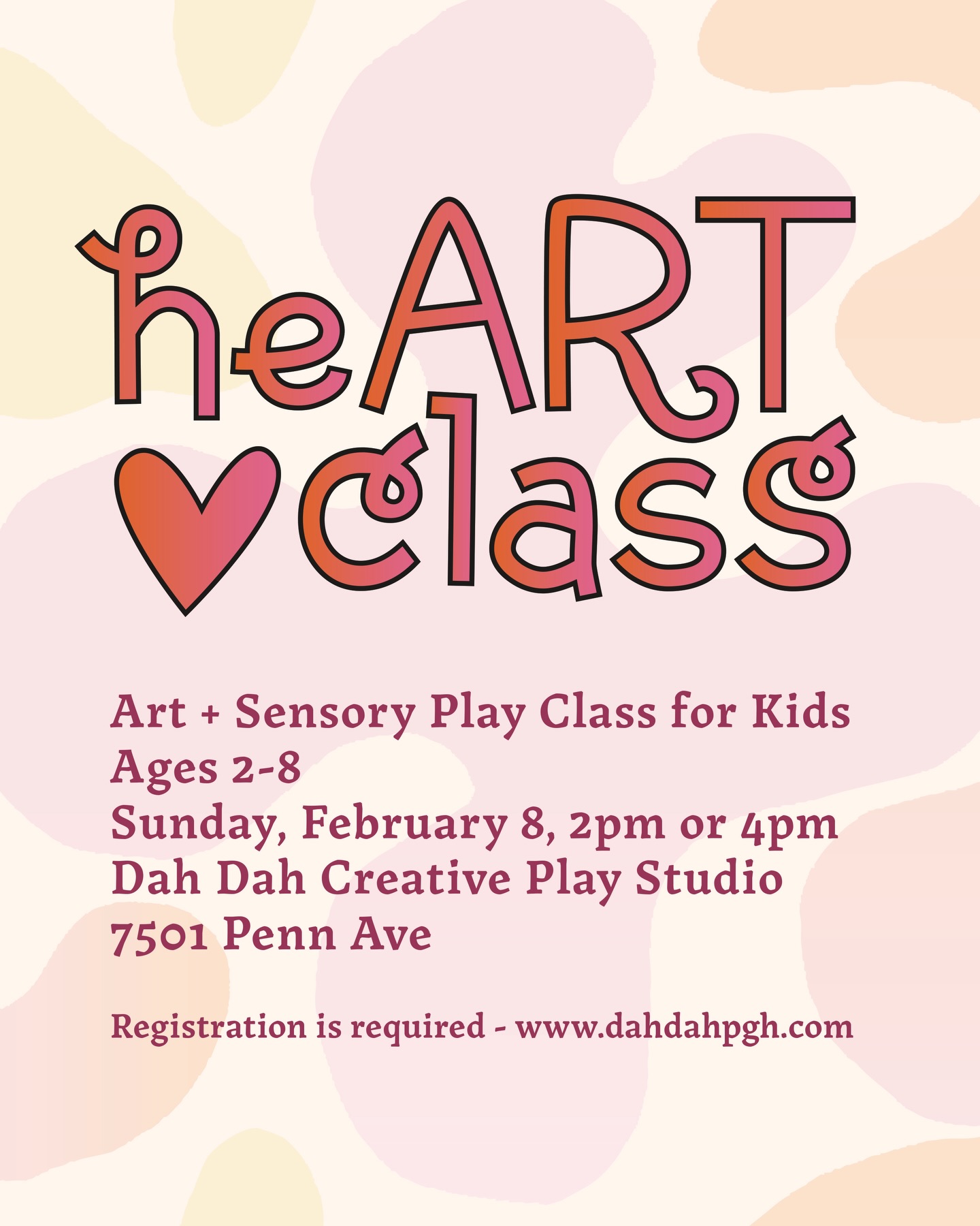 💕 heART class 💕 One of my favorite pop ups and we have just a couple of spots left in each session! Also: it’s over before the live Bad Bunny concert starts on Sunday 😏 Sign up at the link in bio.