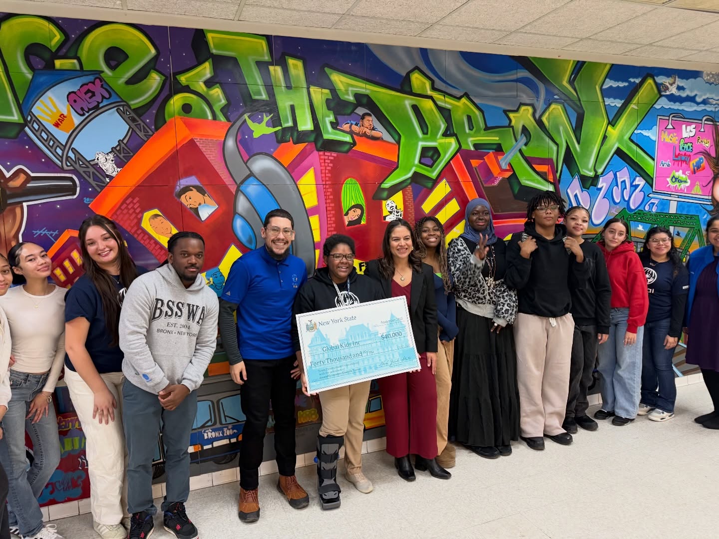 Thank you to Assembly Member @amemeritatorres for visiting BSSWA last week.
We are overwhelmed with gratitude for her generous award of $40,000 in NYS discretionary funding, which will have a consequential impact on our students and school community.
We especially appreciated the time she spent meeting with our students, listening to their experiences, and engaging with them throughout her visit. Those moments of connection made the visit truly special.
Thank you, Assembly Member Emerita Torres, for your continued support, generosity, and for taking the time to connect with our BSSWA family.
#youthvoices #nycnonprofit #leadership #youthleadership #gkallday