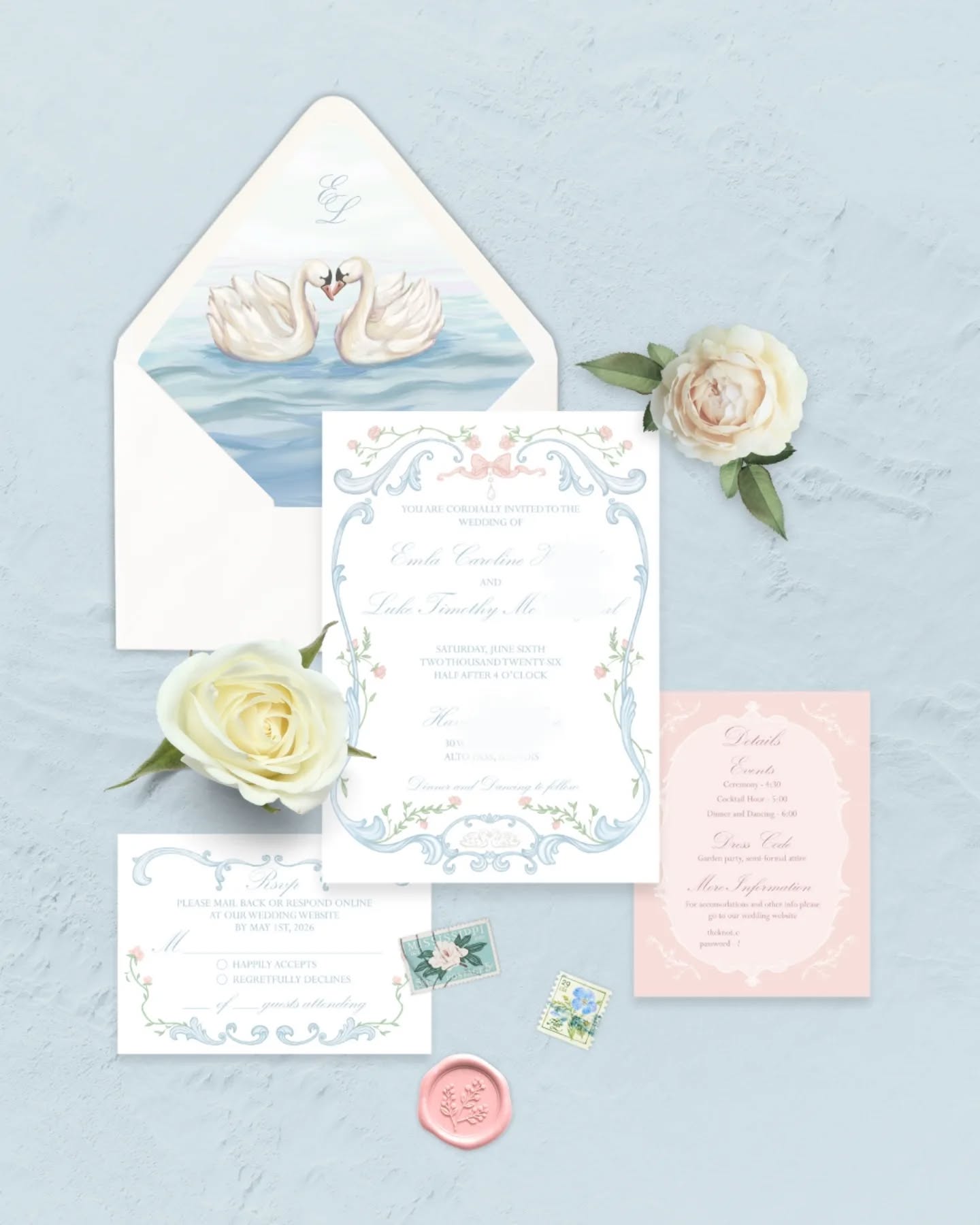 Swipe for the before✨
From a rough sketch to a beautiful, antique inspired invitation. Turning a concept into the final invitation is one of the most satisfying parts of being a stationery designer.
I'm still booking for 2026/2027 weddings. Link in bio to inquire 💘
#customweddinginvitations #weddinginvitationsuite #weddinginspo #2026weddingtrends #2026bride