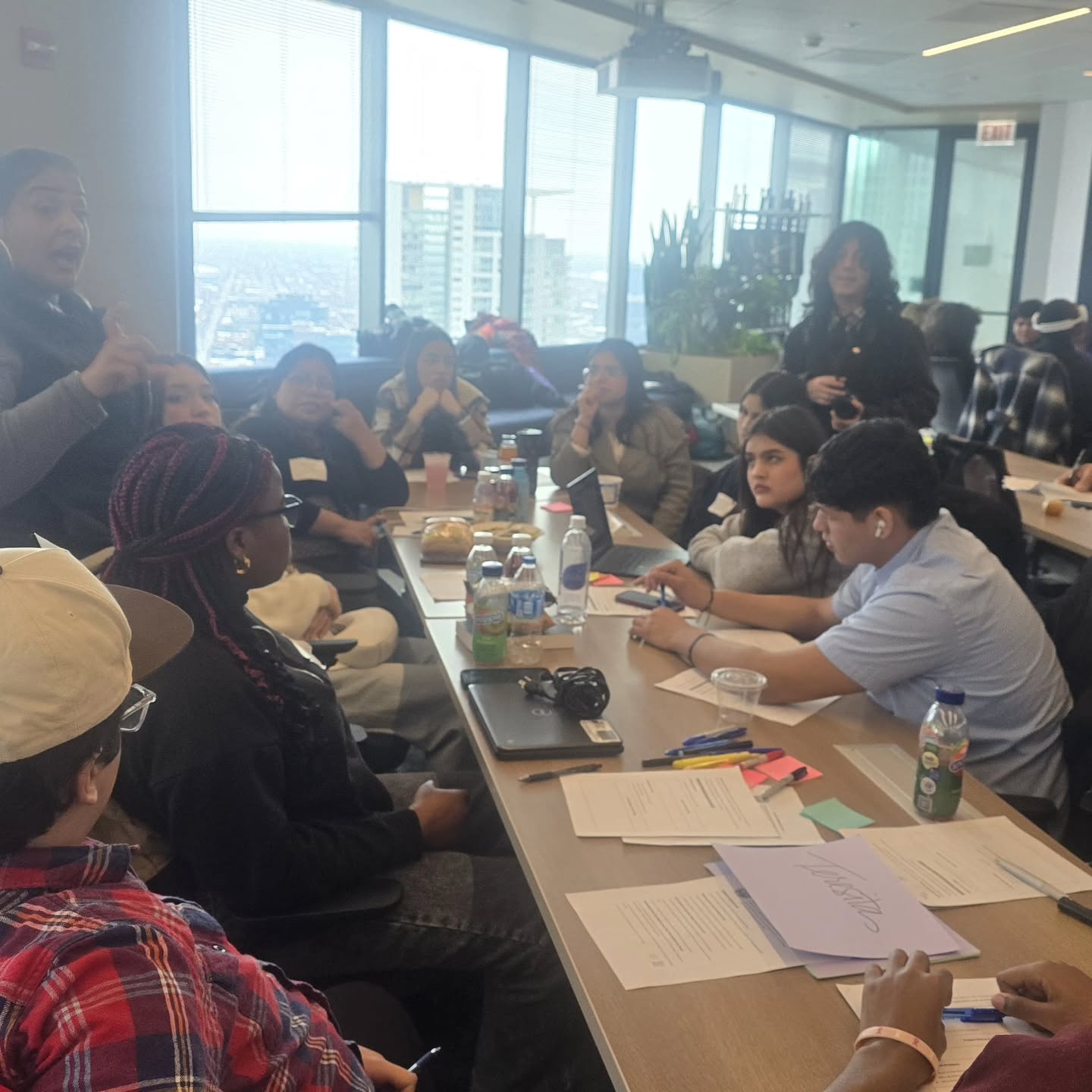 #togethertowardspeace Session 4 left us full.
--
Young people showed up grounded, curious, and ready to go deeper. We began by listening across schools and reflecting on what peace actually looks like right now and what youth don’t get enough credit for. The honesty in the room set the tone for everything that followed. From there the energy shifted into dialogue, debate, and movement. Students practiced holding their voice while honoring others, sharpening ideas and learning from perspectives beyond their own school walls. And then the work. Strategizing, dreaming, reflecting, collaborating, and planning their projects.
--
TTP Projects are taking shape with healing and storytelling at the center. Art as reflection. Art as truth telling. Art as a way to name harm, imagine peace, and offer something back to their communities. We’re seeing themes of identity, care, accountability, and hope come alive through creative vision and collaboration.
This cohort (@chi.roosevelt.hs - @benoblebaker - @hphsactivities - @benobledrw - @uplifthschi - # Richards High Schoo) continues to remind us that when young people are trusted with time, tools, and space, they rise. What they’re building is thoughtful, bold, and deeply rooted in lived experience.
--
Grateful for the courage, the creativity, and the care in the room.More to come as these projects keep unfolding. #staytuned #getinvolved