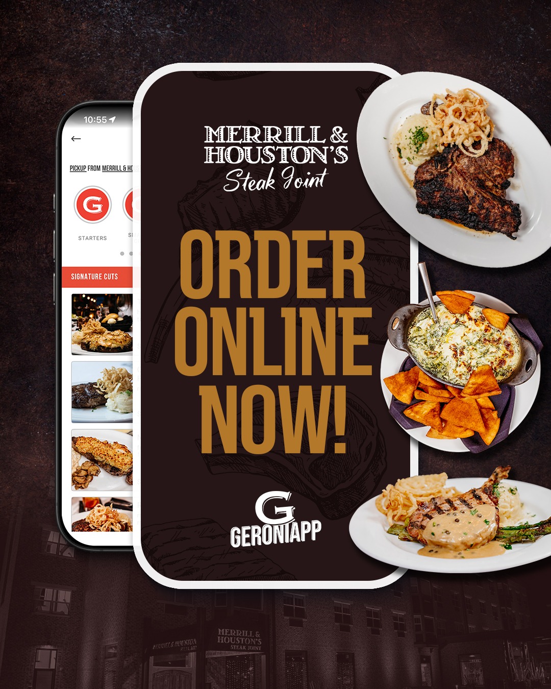Bring the steakhouse home. Order a hand-cut steak to go from Merrill & Houston’s, grilled with precision and finished right.
ORDER NOW at the link in our bio.