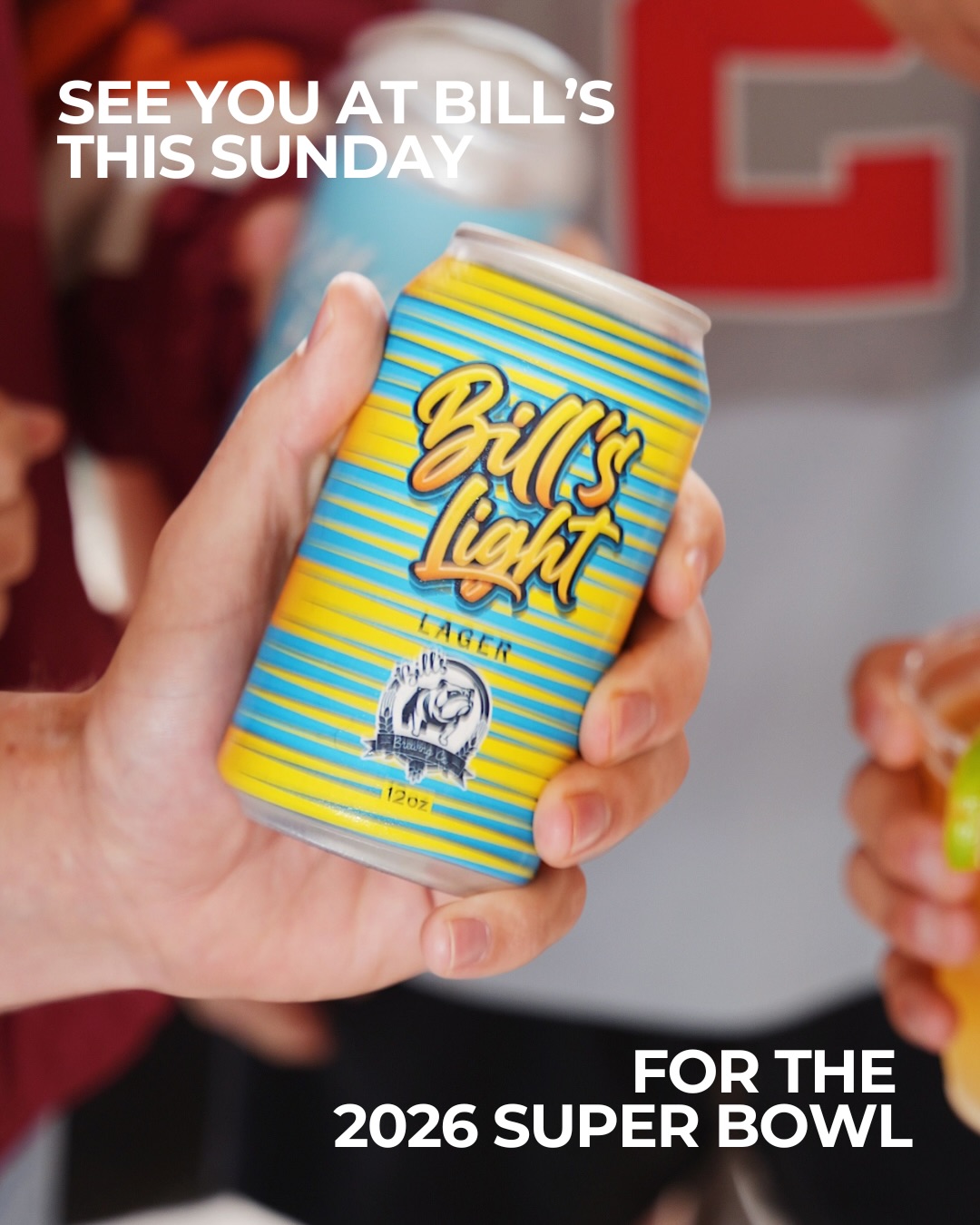 Big screens. Cold beer. Free food.
Super Bowl Sunday is almost here, and @billsbrewing + @captnbills is the place to be!
Join us Sunday, February 8th for a full game-day experience:
🏈 Every play on the 172 in big A** TV
🍺 16 craft beers on tap
🍹 Specialty cocktails served from our 40 ft bar
🍗 Don’t forget to DIG IN! First-come, first-serve:
→ Fried chicken
→ Pulled pork & BBQ
→ Boiled potatoes
→ Pinto beans
→ Coleslaw
→ Hush puppies
Whether you’re here for the game, the eats, or just to hang with friends, this year’s Super Bowl is better at Bill’s.
Kickoff is at 6:30 PM, so come early and grab a plate! 🎉
#SuperBowl #WatchParty #WilmingtonNC