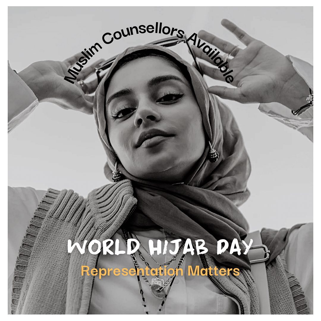 Giving thanks & praise to all Muslim counsellors on World Hijab Day. Link in bio. #worldhijabday #worldhijabers #muslimcounselor #representationmatters #yardo.co.uk #southacton #ealing