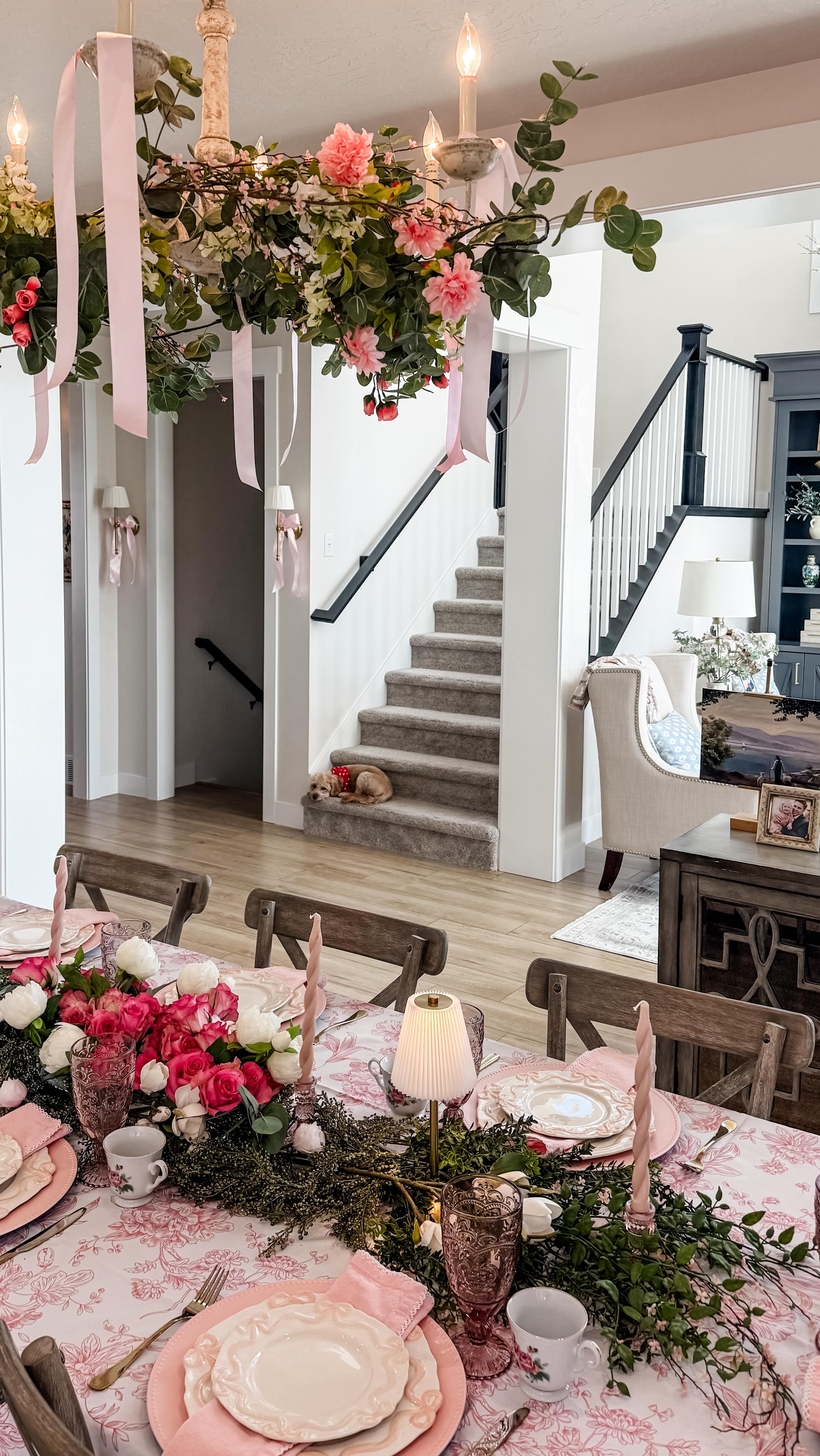 Galentine’s Day is my excuse to bring out the florals, the pretty linens, and all the little details that make a table feel happy. Aren’t the bow plates the cutest?!
A long lunch, lots of laughs, and a table that feels just as joyful as the women around it—this is what it’s all about. Celebrating friendship, connection, and showing up for each other in the simplest (and prettiest) way.
#galentines #galentinesparty #valentinesday #valentines #valentinesdaygift