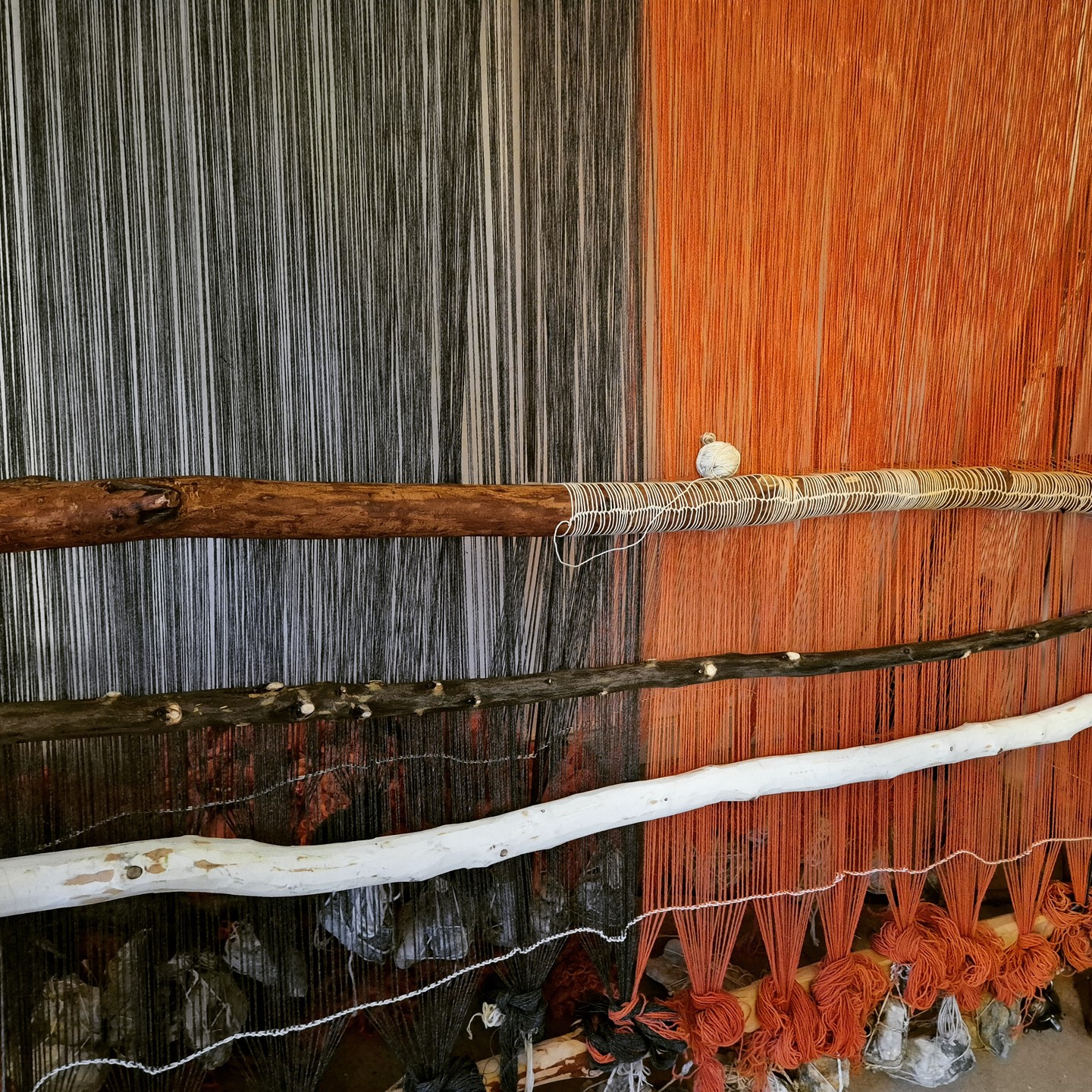 Now that my three matching vararfeldir are ready to be sent on their way, I can turn my thoughts back to the #vararfeldrexhibition, and the replica vararfeldir based on historic fabric fragments that I'll be making for it. The first of these is the pile cloak belonging to the Lady of Cloonshannagh Bog. The fragments found are woven in 2/1 twill, which I haven't made before, so it's been a huge experiment trying to figure our how to knit the heddles!
#weaver #handwoven #irishmantle #ancientweaving #experimentalarchaeology