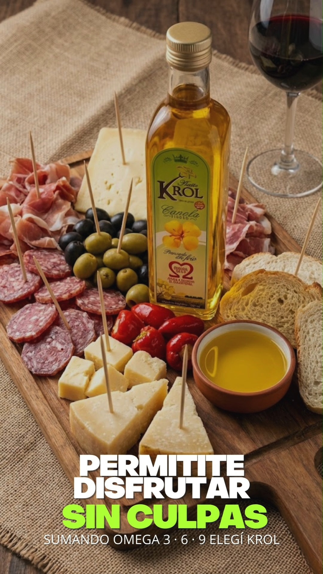 Cortá la semana con un permitido 🧀🍷
Disfrutá, compartí y relajá…
sin dejar de elegir mejor.
Porque darse un gusto también puede ser parte de una alimentación consciente.
Sumá Omega 3 · 6 · 9, sabor real y calidad que se nota.
💛
Permitite disfrutar sin culpas.
Elegí KROL.
#MiércolesDePermitido #SinCulpa #ElegíKROL #PicadaConsciente #Omega369 #DisfrutarMejor