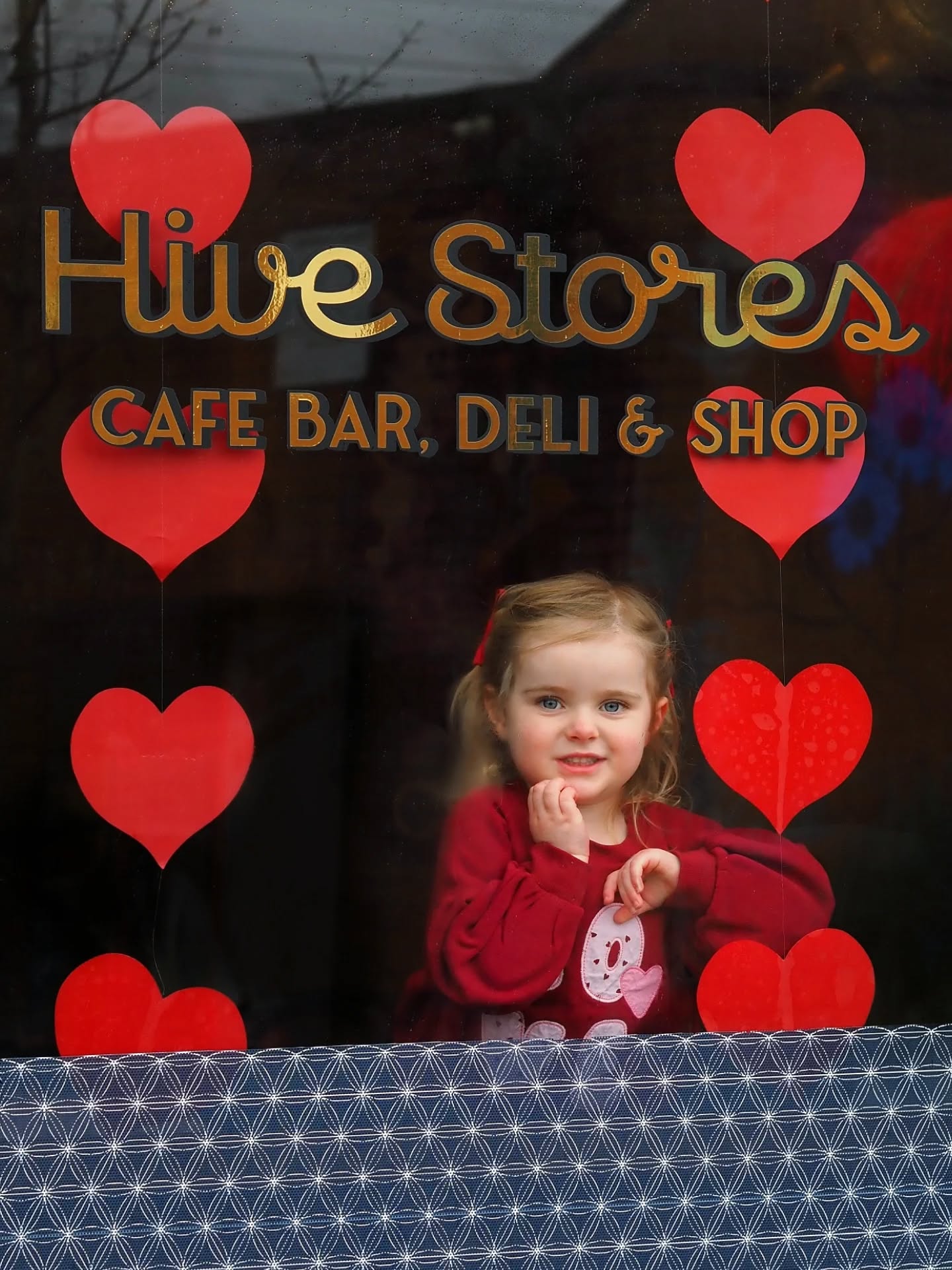 Don't they grow up so quickly!
It's been a year since our regular babyccino loving Elsie posed at our Valentine's windows at the Cafe Bar, suitably kitted out in love themed attire ♥️😍🩷
.
It's such a joy to see our regulars kids grow up from a distance... one day, they're face up on the baby changing station in the toilet, and before you know it, they're walking and talking and asking for 'a babyccino with chocolate sprinkles, please.' 🥹
.
Elsie may have to make this an annual tradition of posing at our Valentine's windows... what dya think? 😍
#cutenessoverload #altrincham #valentinesdecor #coffeeshop #manchester