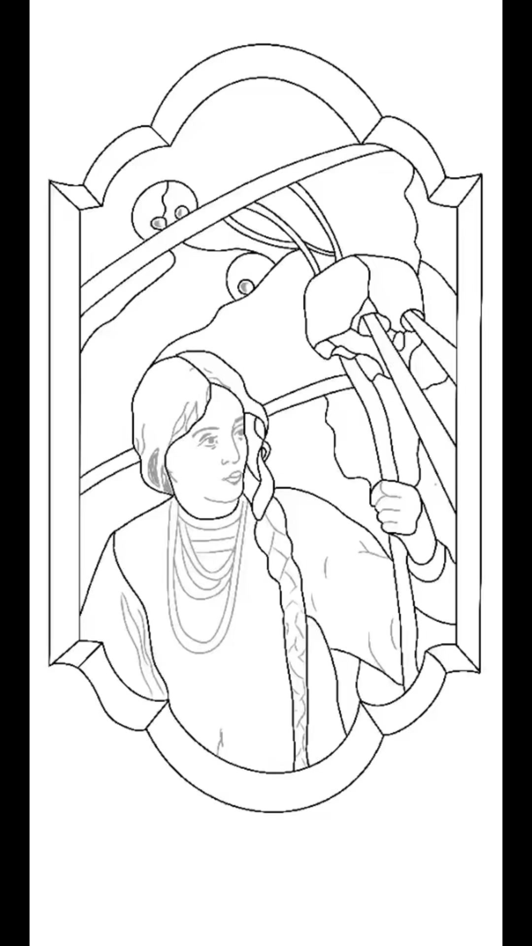 Happy Belated Imbolic! I’m working on this pattern in Procreate. Reference art by Ivan Bilibin, “Vasilisa the Beautiful at the hut of Baba Yaga.” (1902).
#stainedglass #ivanbilibin #art #babayaga #witch #imbolic