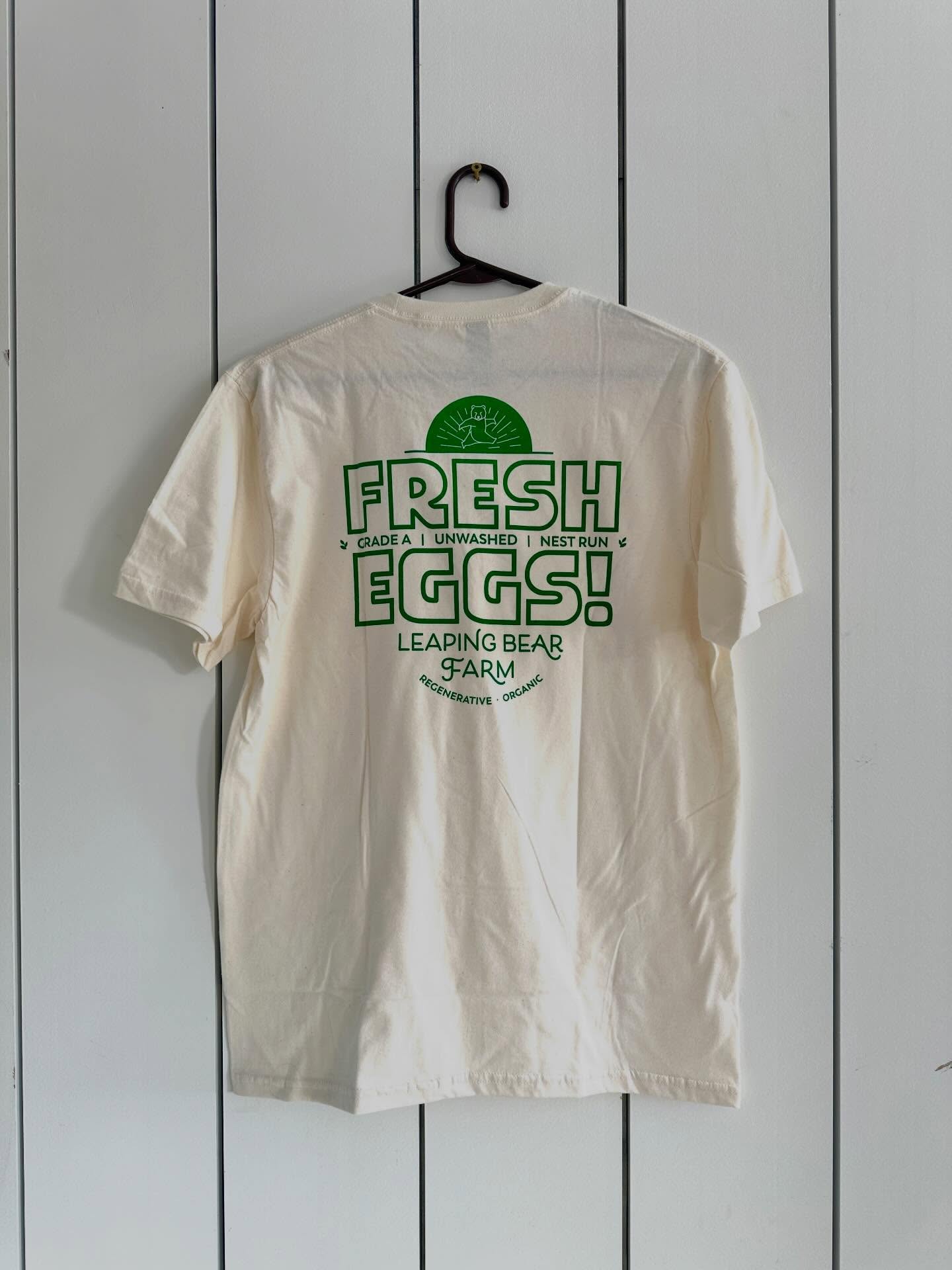 Limited number of 100% cotton t-shirts now available on our website! Link in our bio. Get it while you can, and maybe we’ll order more 😊
Available for pickup at the farm or @brattwintermarket, but you must pre-order.
Again, very limited number right now.
#supportlocalproducers #farmswag