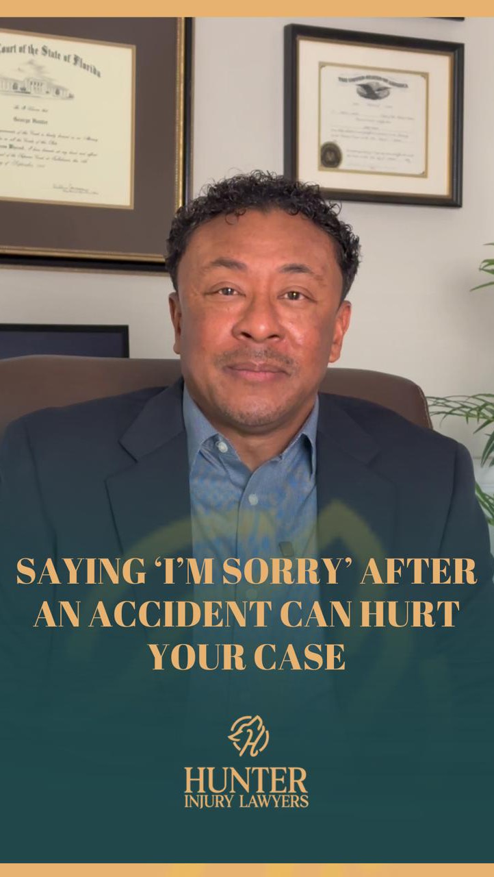After a car accident, your instinct may be to say “I’m sorry.”
It feels polite. It feels human.
But those two words can seriously hurt your case.
Here’s why it matters:
• An apology can be interpreted as an admission of fault
• Insurance companies may use your words to weaken your claim
• Statements made in the moment can have long-term legal impact
You can still show compassion without risking your rights.
Instead of apologizing, ask: “Is everyone okay?”
Being empathetic doesn’t mean being careless.
Your words matter.
⚖️For others, it’s just business. To us, it’s personal.
#PersonalInjuryLaw #CarAccidentTips #KnowYourRights #InjuryClaim #InsuranceDefense AccidentAdvice FloridaLaw LegalEducation HunterInjuryLawyers