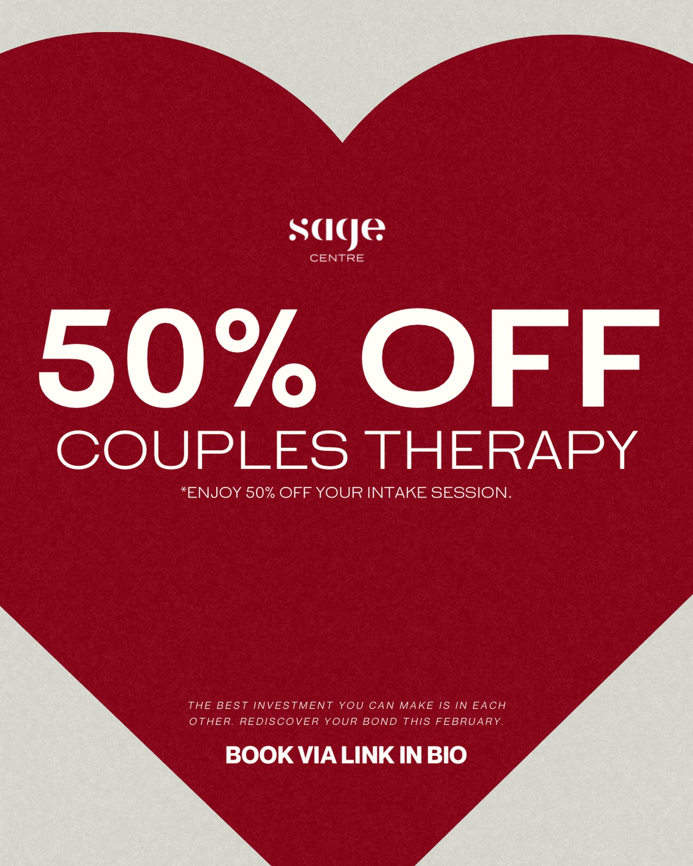 Let’s clear something up: You don’t need a marriage license to go to couples therapy. (And you definitely don’t need to be in crisis!) 🛑
We are holding space for every kind of connection:
✅ Dating & New Relationships
✅ LGBTQIA+ Couples
✅ Life Partners
✅ Married or Engaged
✅ Non-traditional Dynamics
If you are looking to understand each other better, you belong here. Book via link in bio 🔗
*Offer ends 6 March 2026