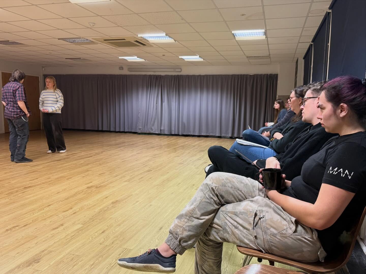 Take Two in full swing tonight practicing active analysis. 🎭