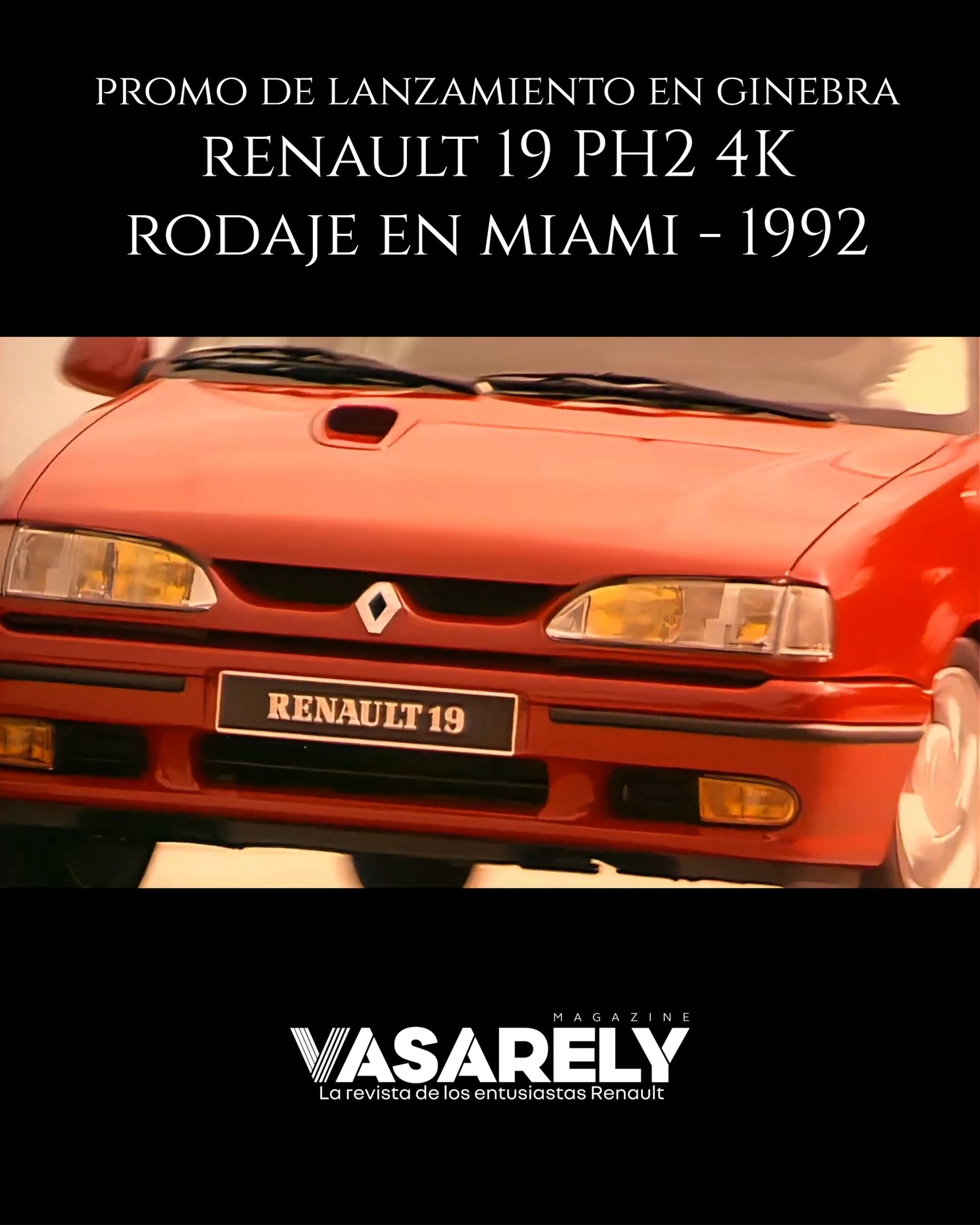 ¿Qué mejor plan de domingo para un entusiasta de Renault que disfrutar de un cortometraje inédito?
Fue desarrollado por el reconocido productor Francis Grosjean, quien se dio a la tarea de revivir en 2025 este video en una gran resolución para el deleite de quienes siguen su trabajo y aman los autos.
Con este film, Renault presentó en el Salón de Ginebra la segunda fase del Renault 19. El rodaje se llevó a cabo en Miami, EE. UU., en el año 1992. En sus seis minutos de duración, se resaltan los detalles de los autos, la iluminación, las locaciones y la espectacular trama, que muestra a un fotógrafo presentándonos, de manera jocosa, cómo realiza su trabajo de retratar al R19 en sus diferentes estilos de vida y carrocerías: Sedán, Hatchback y Cabrio.
Él no es un actor, es Dingo, un fotógrafo francés reconocido por revolucionar la fotografía de automóviles. Su trabajo se aleja de los retratos estáticos tradicionales y se enfoca en narrativas visuales dinámicas, humorísticas y a menudo surrealistas. Hasta la fecha, sigue colaborando con Renault.
Disfrútenlo, denle "like" y compártanlo. ¡Gracias por seguirnos!
#Renault #Renault19