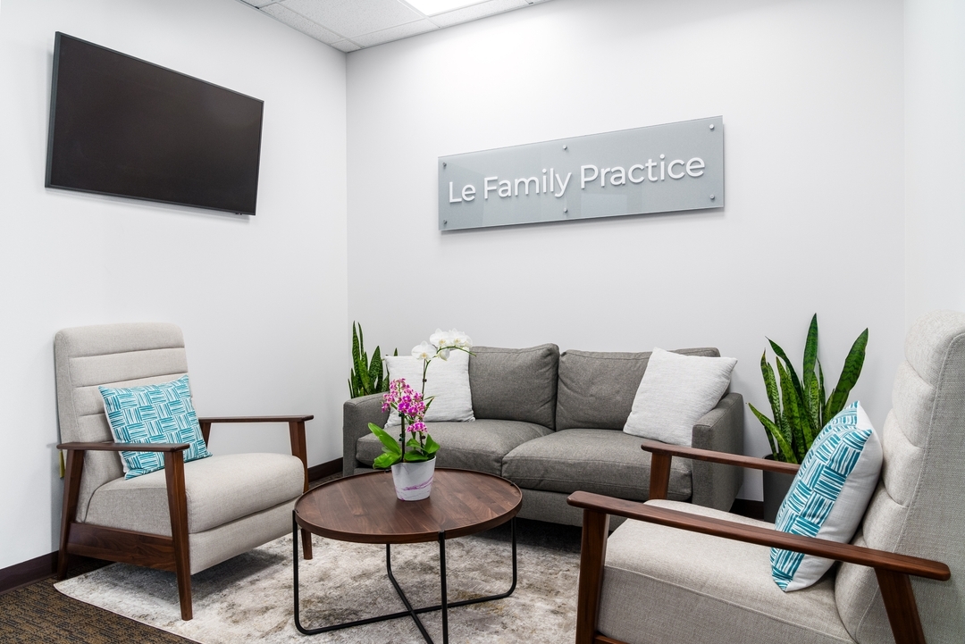 Transforming medical waiting rooms into serene spaces – where comfort meets care.