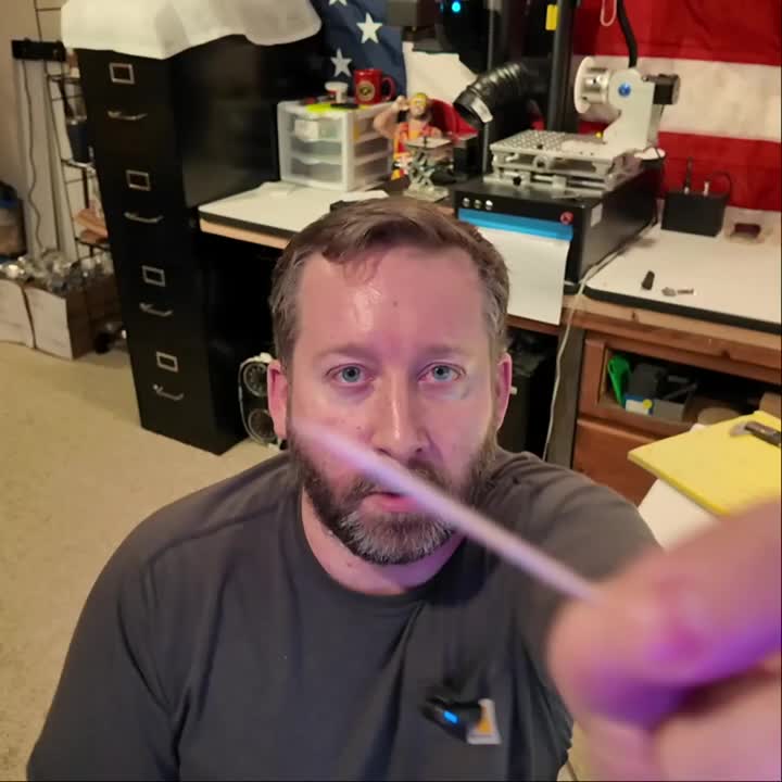 Crazy toothpick detail! #laserengraving #conspiracy