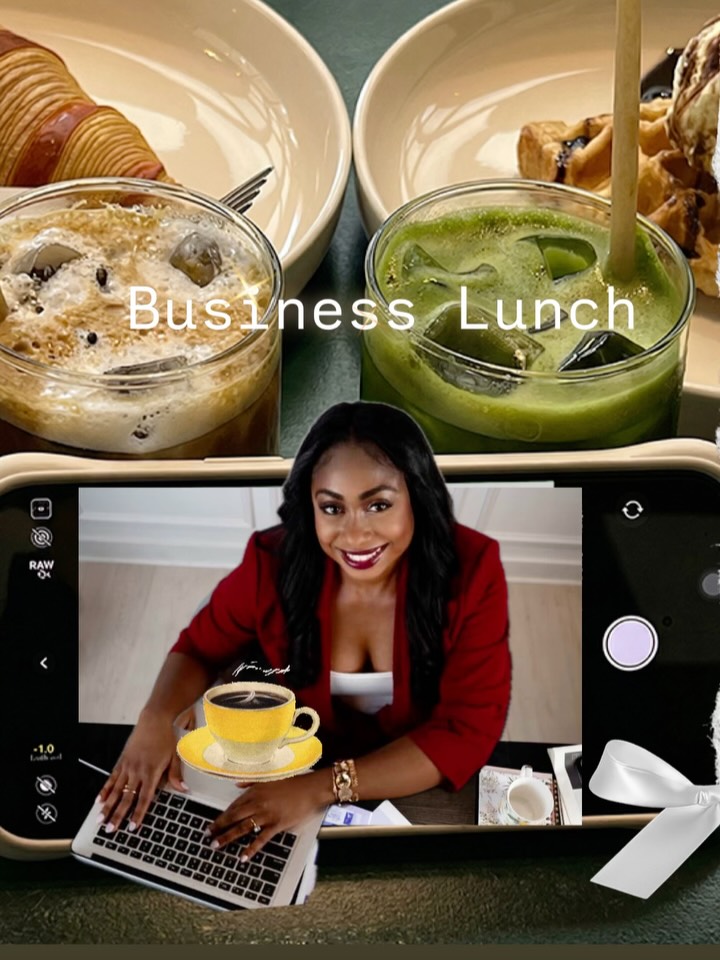 Love a good lunch meeting 🥰