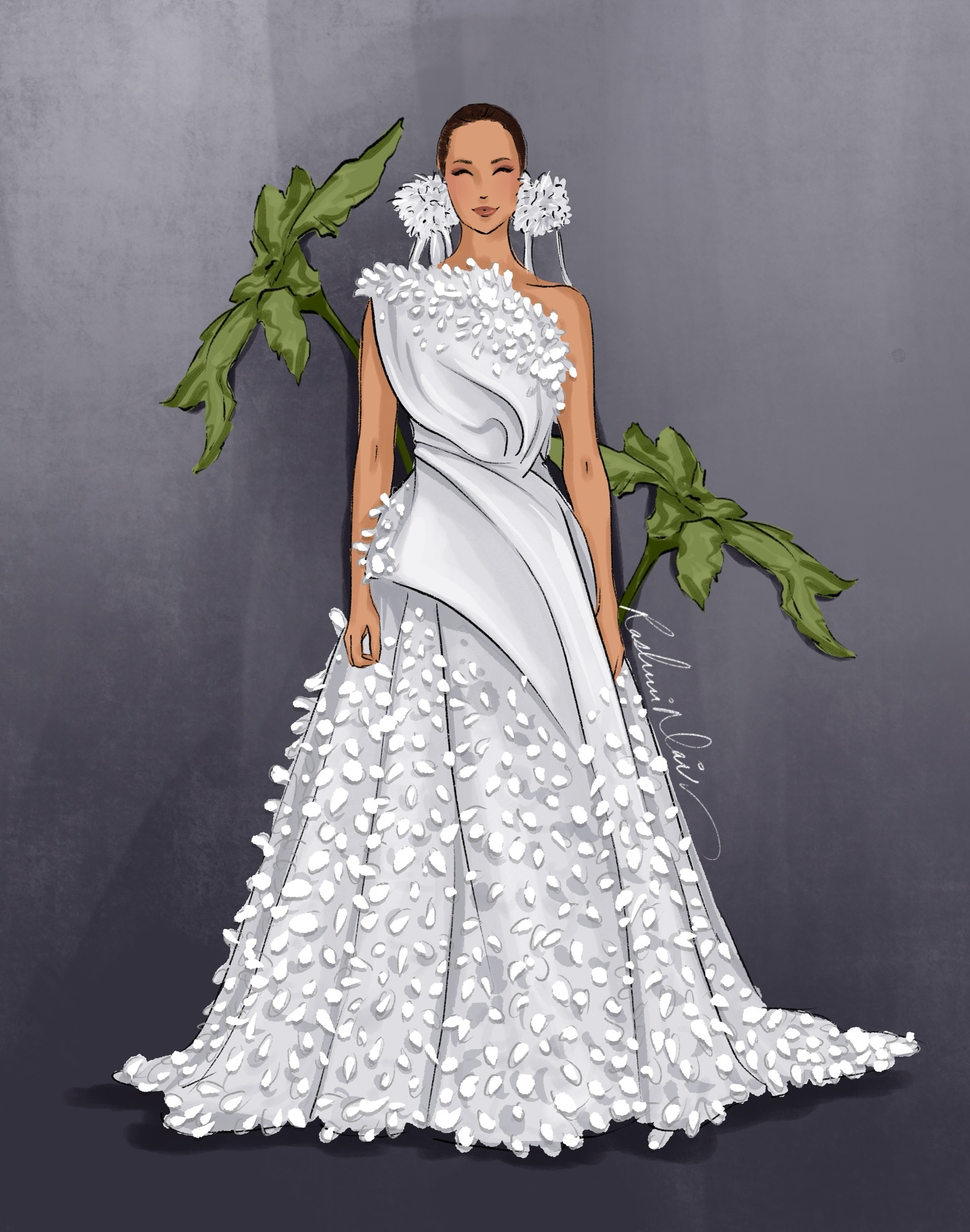 Dior gowns forever & ever >>>
Swipe to see the original sketch for look 63 from the Dior Couture show!
#fashionillustration #dior #coutureweek #jonathananderson #fashionsketch