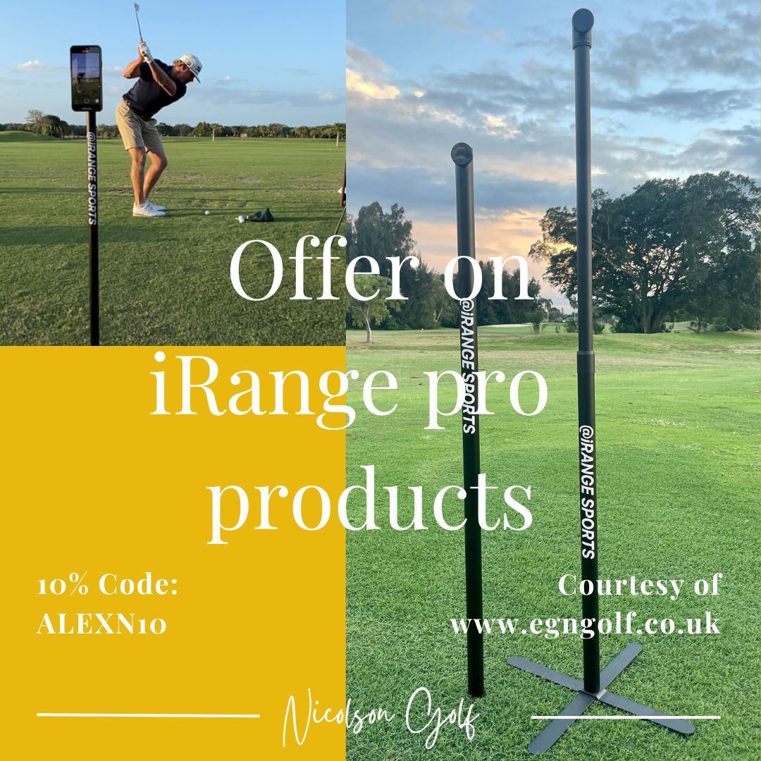 Last year I started using irange pro stands for coaching, and instantly became a convert. Very slick, stable and because you attach the phone or ipad by magnet, it's much less faff than normal tripods. www.egngolf.co.uk have kindly offered my clients & followers a 10% discount if you are interested. Code:ALEXN10 #irangepro #egngolf #golfvideo