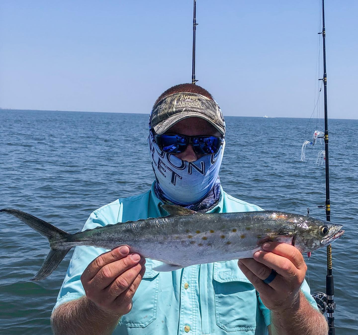 Hurry up warm weather! Spanish Mackerel season is coming soon! Give us a call for a day full of Spanish Mackerel, Spadefish, Cobia, and Drum! (804) 658-8139