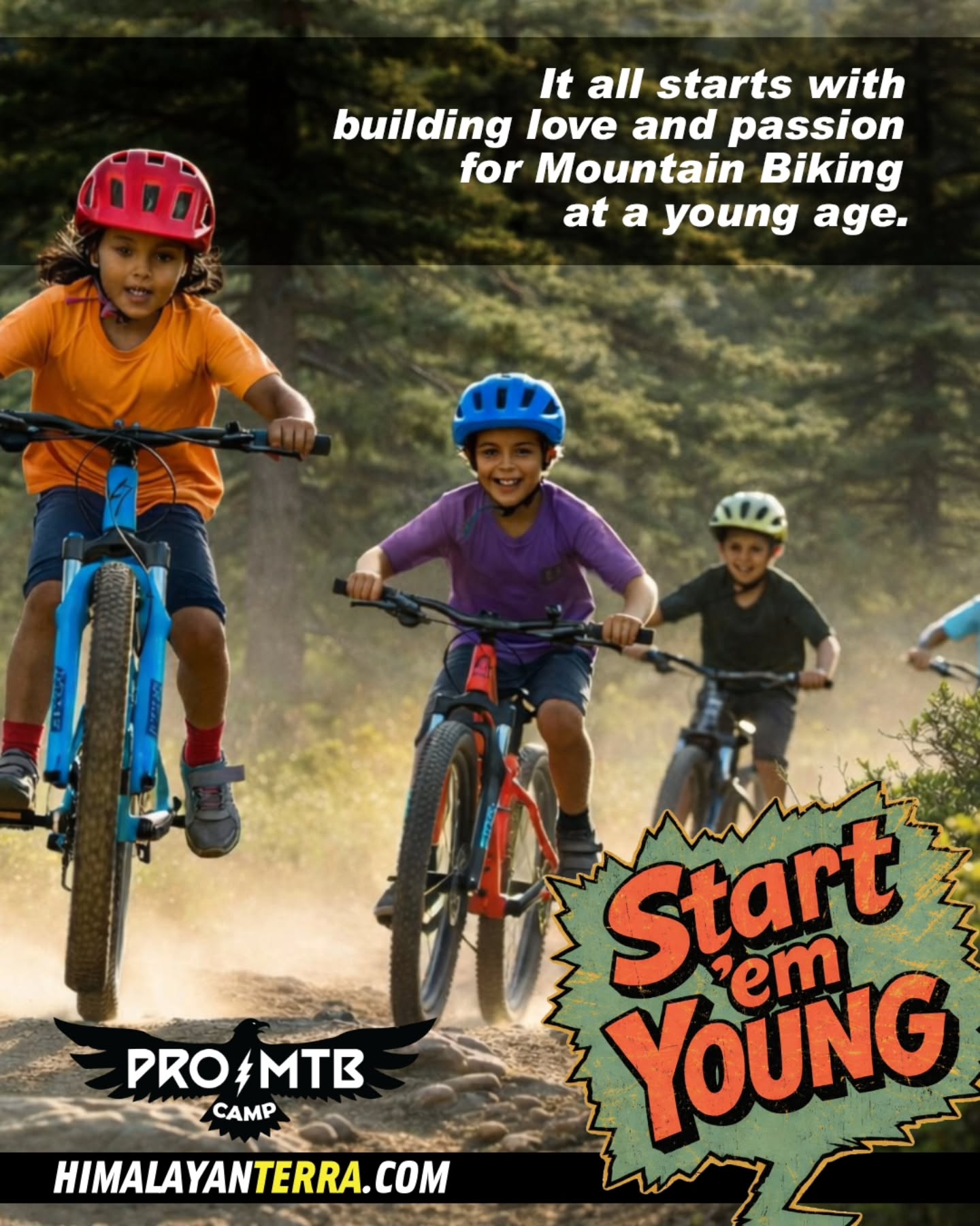 This summer - Let your kids discover confidence, resilience, and a love for the outdoors by learning mountain biking at an early age. PRO MTB CAMP BY @himalayanterra builds strength, focus, and fearless independence. CAMP DATES 2026:
25 to 31 MAY | 17 to 23 MAY | 01 to 07 JUN | 14 to 20 JUN
#HimalayanTerra #mountainbikeadventures #summercamps #summerholidays #kidsactivities