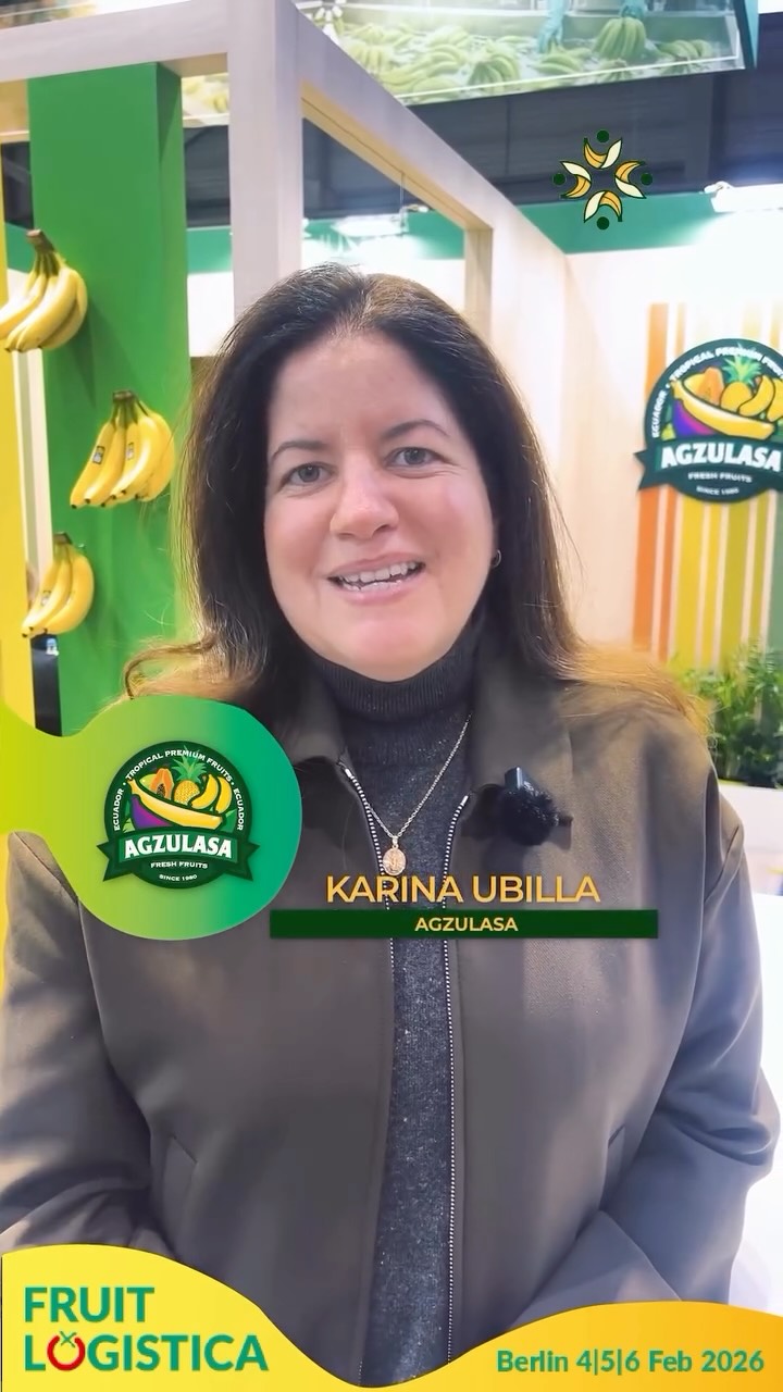 @agzulasa forma parte de @fruitlogistica, sumándose a este espacio clave del comercio hortofrutícola internacional, aportando al fortalecimiento del banano ecuatoriano en los principales mercados del mundo.🛳️🍌
🗓️ 4–6 de febrero
📍 Berlín, Alemania
🍌 Visítanos y conoce más sobre el banano ecuatoriano
👉 Sigue a AEBE en redes sociales y mantente atento a nuestras actualizaciones
#FruitLogistica2026 #BananEcuatoriano #AEBE #LetsGrow