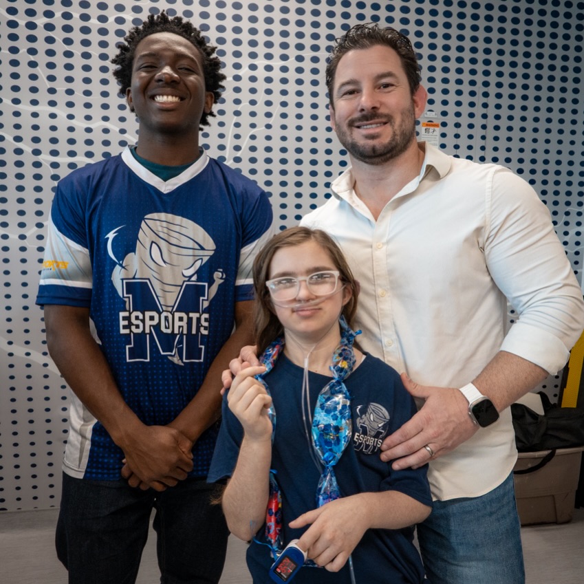 Checking out Esports at Mayfair Middle and High School with this future Monsoon 🌪️