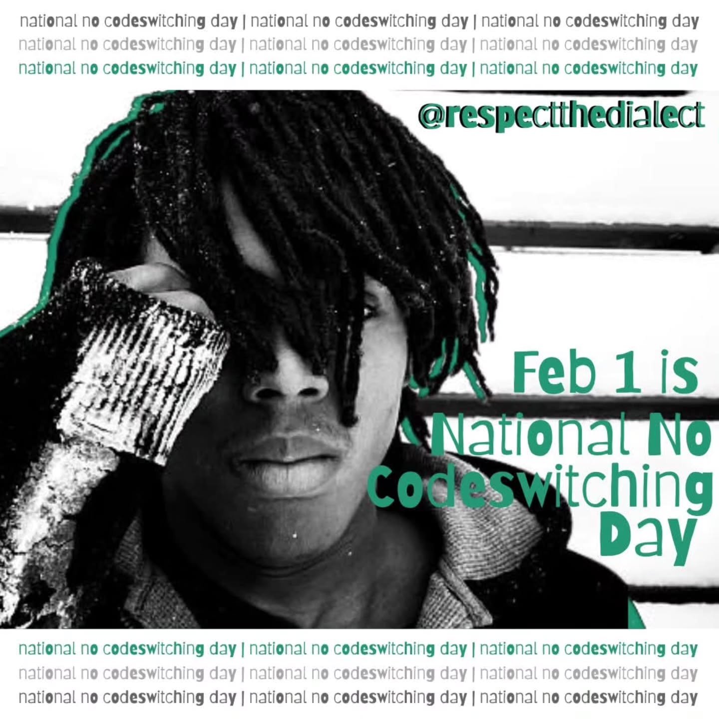 Speak how you speak.
Your language don’t need permission.
#nationalnocodeswitchingday #RespectTheDialect #theculturewespeak #EquityInEducation #LinguisticJustice languagematters beyourself immadome