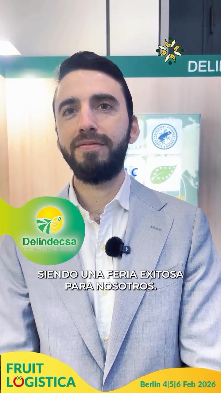 @delindecsa llega a @fruitlogistica. Su presencia reafirma el compromiso de seguir impulsando, de manera conjunta, el posicionamiento del banano ecuatoriano en los mercados globales.
🗓️ 4–6 de febrero
📍 Berlín, Alemania
🍌 Visítanos y conoce más sobre el banano ecuatoriano
👉 Sigue a AEBE en redes sociales y mantente atento a nuestras actualizaciones
#FruitLogistica2026 #BananEcuatoriano #AEBE #LetsGrow