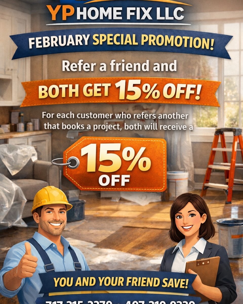 Come with a friend and save together 🚨🚨🚨
#Lancaster#remodeling#YPhomefix