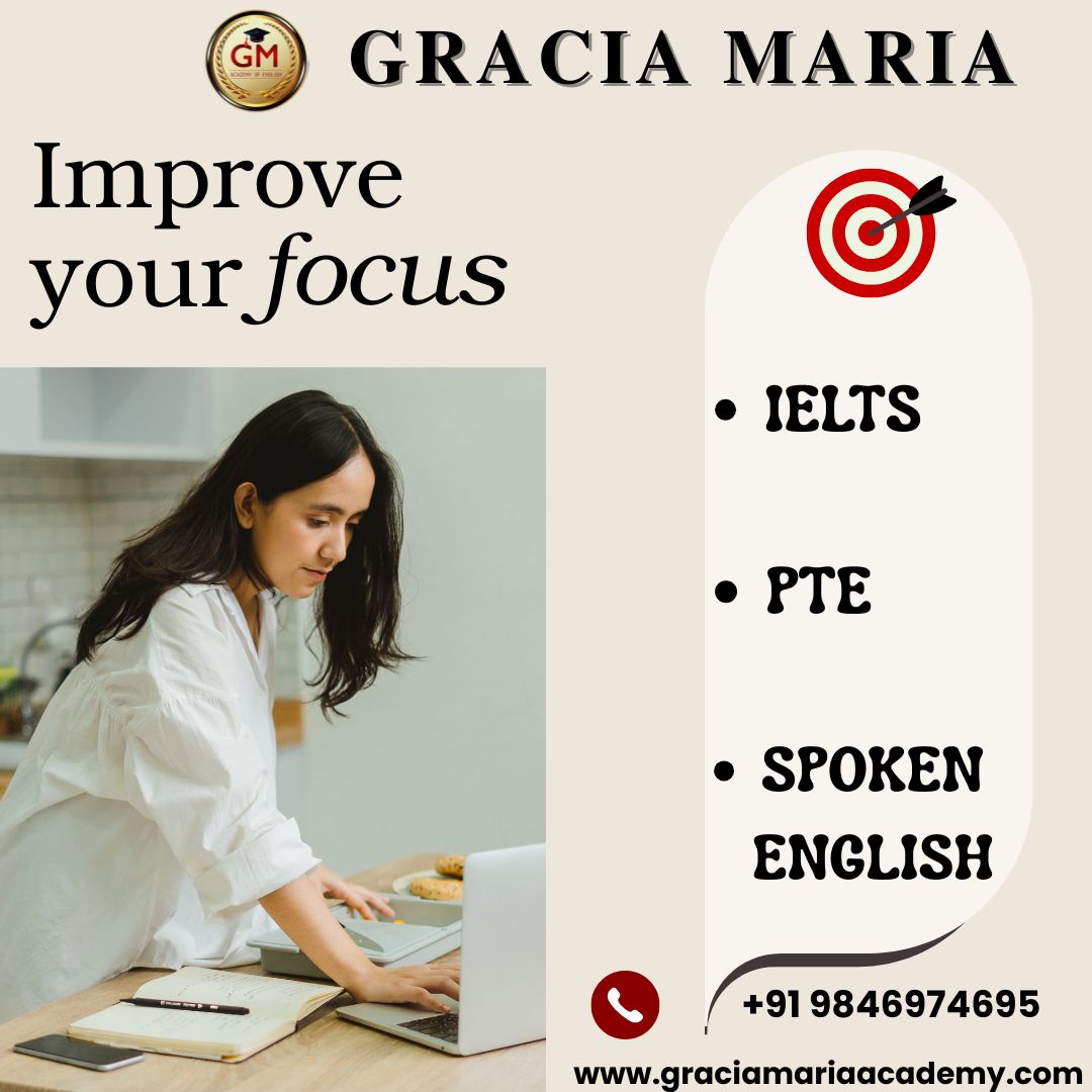 🌟What We Offer:
Tailored coaching for PTE, IELTS, Spoken English
Expert faculty with years of experience Comprehensive study materials and strategies
Modern learning techniques for faster success
♦️Location: Gracia Maria Academy of English, C3 Square, Near Navya Bakers, Above Metro Fashions, TB Junction, Angamaly
