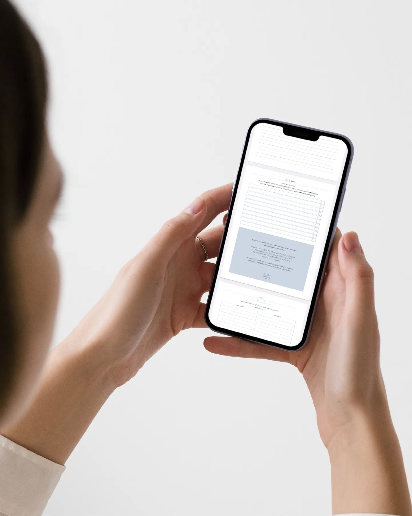 The Interactive Version of the "About You" Workbook is designed for your convenience, allowing you to access the material from anywhere in the world instantly on your phone, tablet, or computer. It enables you to engage with the content in a more dynamic way.
It can be used on a PC, tablet, or smartphone
The workbook is divided into 93 days, where each day is a revelation of self-discovery containing questions, checklists, exercises, a daily to-do list, and motivational texts.
How does it work?
Link ➡️ After payment, the link to the interactive version of the workbook will be sent to your email address.
Device ➡️ To open the link, you can use any device: phone, tablet, or computer. For using your digital workbook.
To activate the interactive version, you need to install the free Acrobat Reader APP for PDFs. After downloading the file, save it either in Acrobat Reader or in "Save to Files”.
Visit our website at aboutyouco.com and shop your digital journal.
We hope you enjoy using the interactive workbook and find it helpful in achieving your goals!
#Workbook #SelfImprovement #CreativeJourney #AboutYou #AboutYouCo #aboutyouworkbook #intetactivejournal