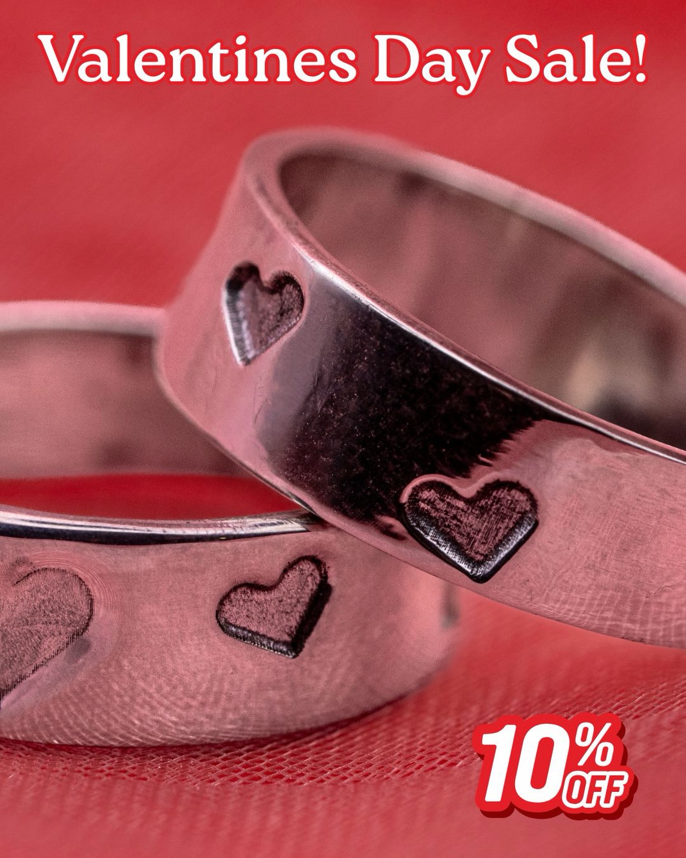 Valentine’s Day Sale! Use code “Valentine” at checkout for 10% off your entire order! Link in bio for our online store 😃