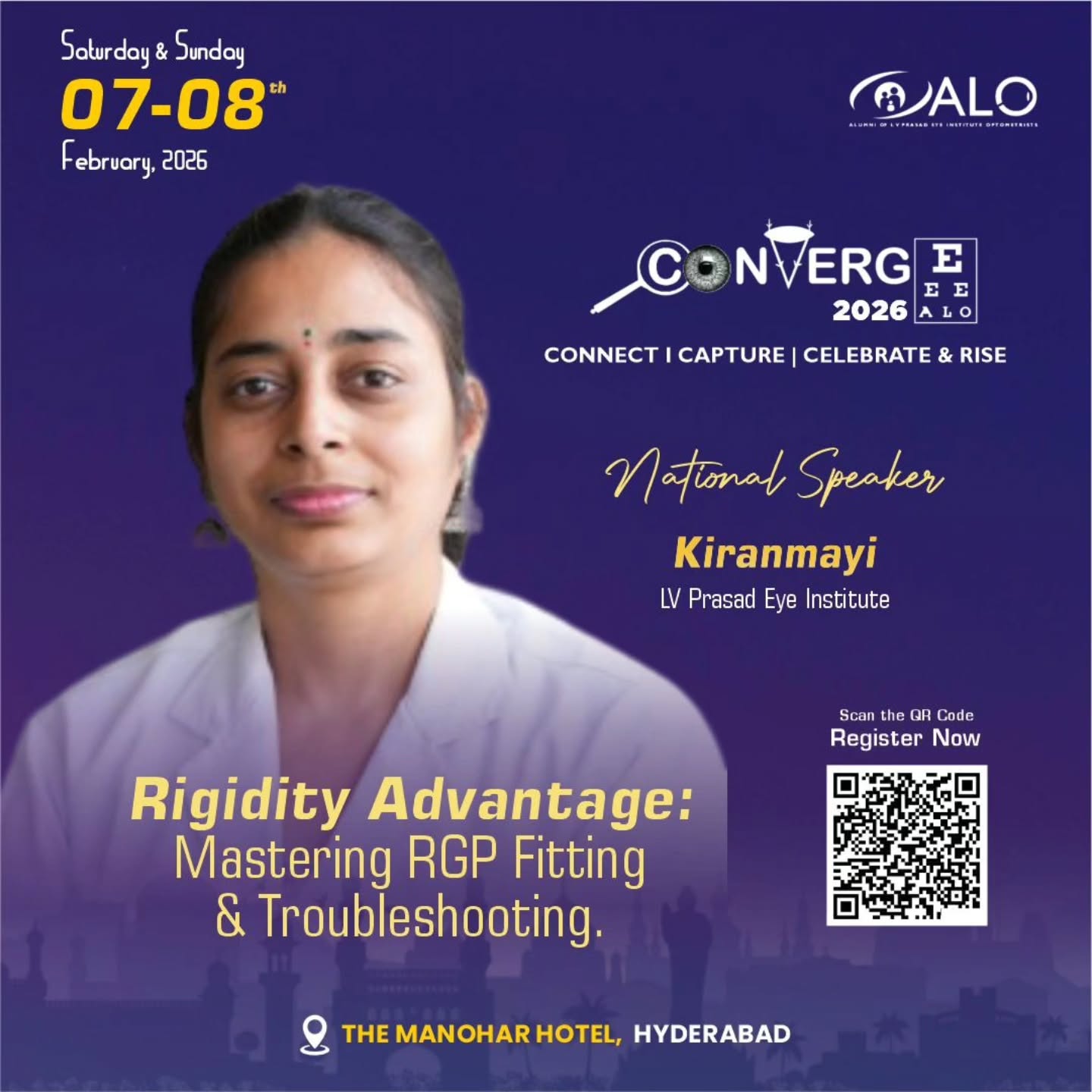 Be there at Converge 2026! Join us for a power-packed session on "Rigidity Advantage: Mastering RGP Fitting & Troubleshooting"
🗓️ 7 & 8 February 2026
📍The Manohar Hotel, Hyderabad
Register Now: https://pages.razorpay.com/Converge2026.earlybird