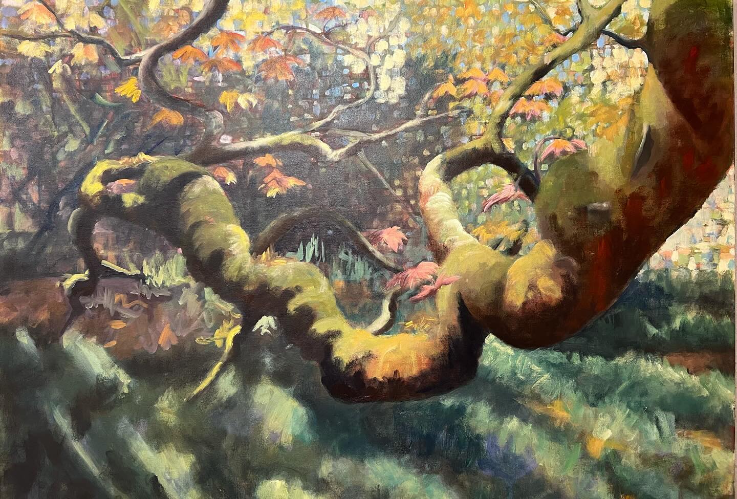 An old painting from Scotland that I reworked this week. Sometimes it takes me years to finish a painting.