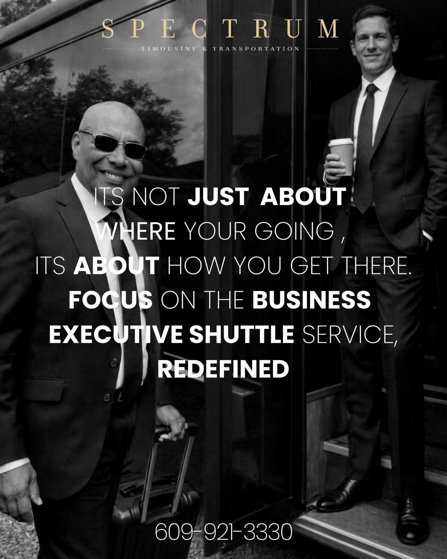 Where business meets reliability.
Premium shuttle services for corporations and professionals throughout the Tri-State Area. On time. On brand. On point.