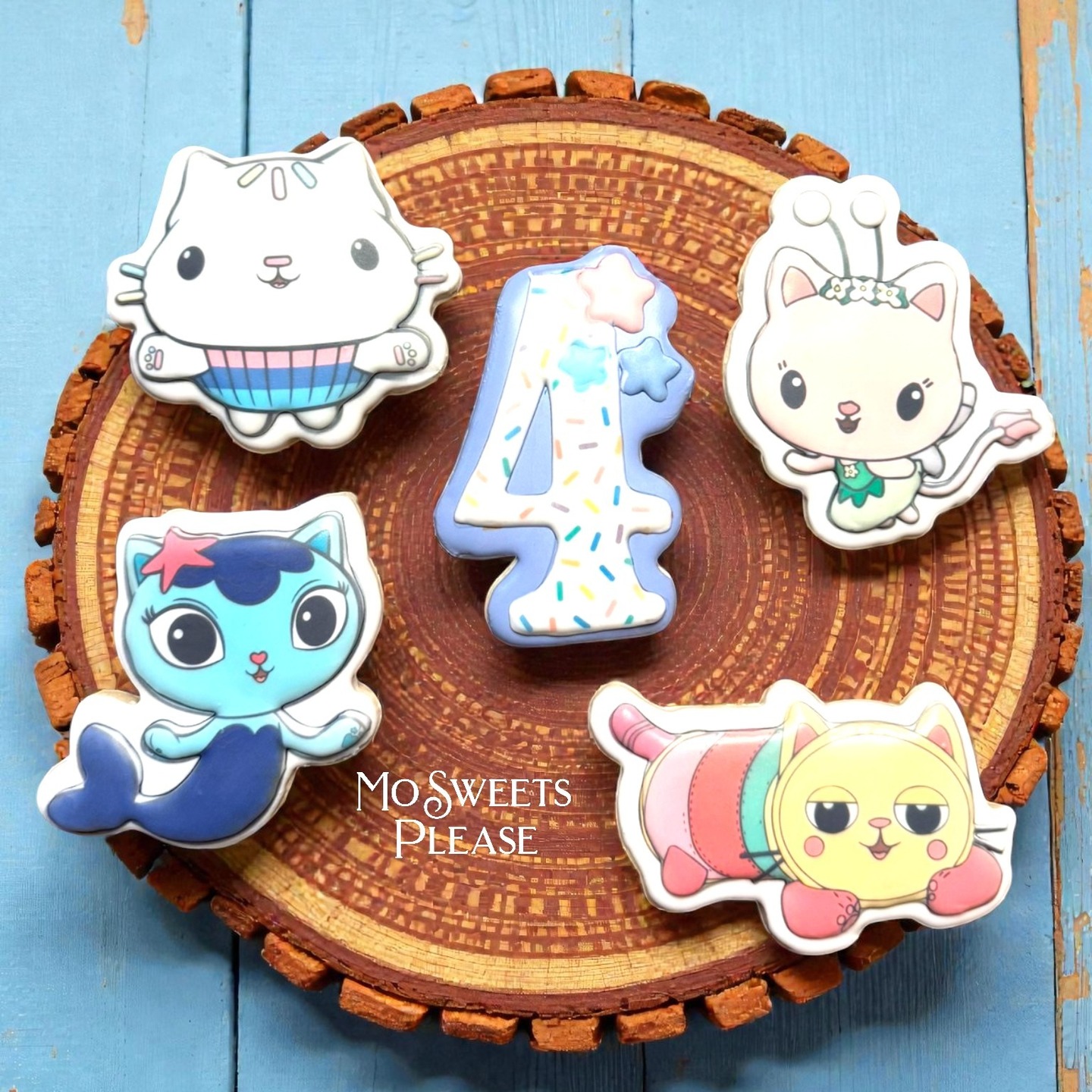 Gabby's Dollhouse was a new theme for us.
Happy 4th birthday! #decoratedcookies #birthdaycookies #douglassvillepa #cookiesofinstagram