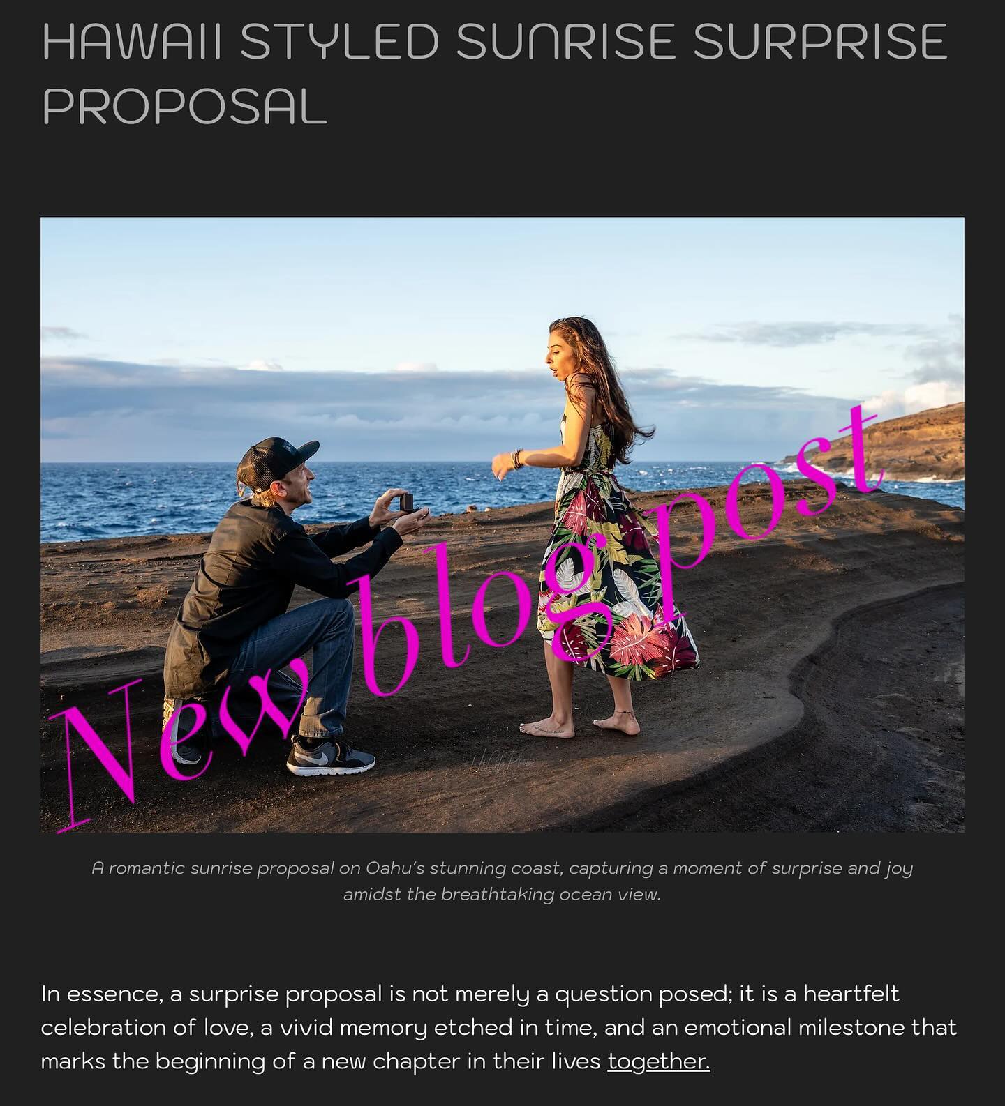 In essence, a surprise proposal is not merely a question posed; it is a heartfelt celebration of love, a vivid memory etched in time, and an emotional milestone that marks the beginning of a new chapter in their lives together.
The amazing team…
@okinamalina
@yourfutureighusband
@thunder808hi
Link in my bio to the blog post. Mahalo’s in advance for the read!
A work in progress...
Learn, grow...repeat!
#hawaii #portrait #portraiture #portraitphotography #portraitphotographer #portraitvision #portraiture #oahu #oahuhawaii #oahuphotographer #surpriseproposalphotographer #surpriseproposalphotography