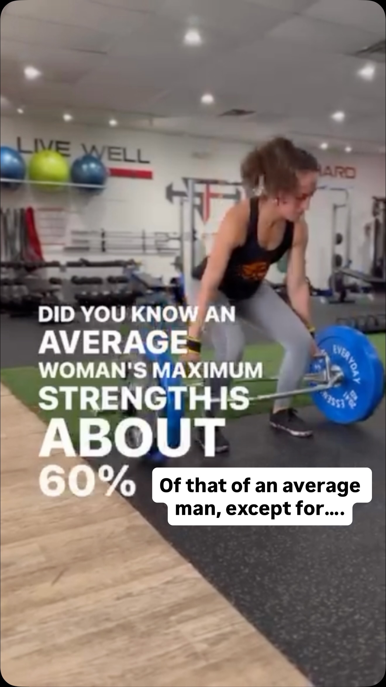 šØ DID YOU KNOW? šØ
Research shows that, on average:
⢠Women have about 60% of menās maximal strength overall
⢠In the upper body, women average 25ā55% of menās strength
⢠In the lower body, women close the gap with 70ā75% of menās strength
š„But hereās the key: these numbers are based on broad population averagesānot trained individuals šļøāāļøšš½
š So when you see someone like @chrisrei12 Trap Bar Deadlifting nearly 2x her bodyweight ā¼ļøāsheās proof that smart training can blow past those averages šŖ
Muscle strength is highly adaptable. With consistent resistance training šļøāāļø, good nutrition š„, and proper recovery š¤, women can make incredible gains that will blow your š¤Æ
š§So take stats with a grain of salt š§. They donāt measure heart, work ethic, or what youāre truly capable of.
FOLLOW LIKE AND SHARE šŖā¤ļøš