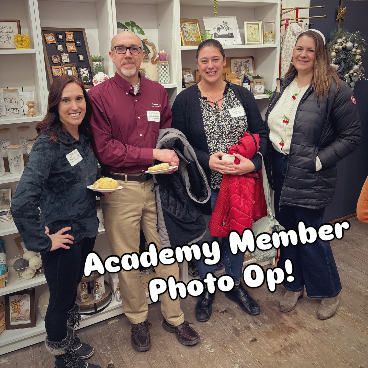 First Bagels and Brew morning networking event with the chamber in 2026! Was excited to see some Academy members and had to grab a pic with them!
Excited to be guiding their marking journey this year! Thanks to the @orionchamber for putting on a great event and for @messydesignslo for hosting!