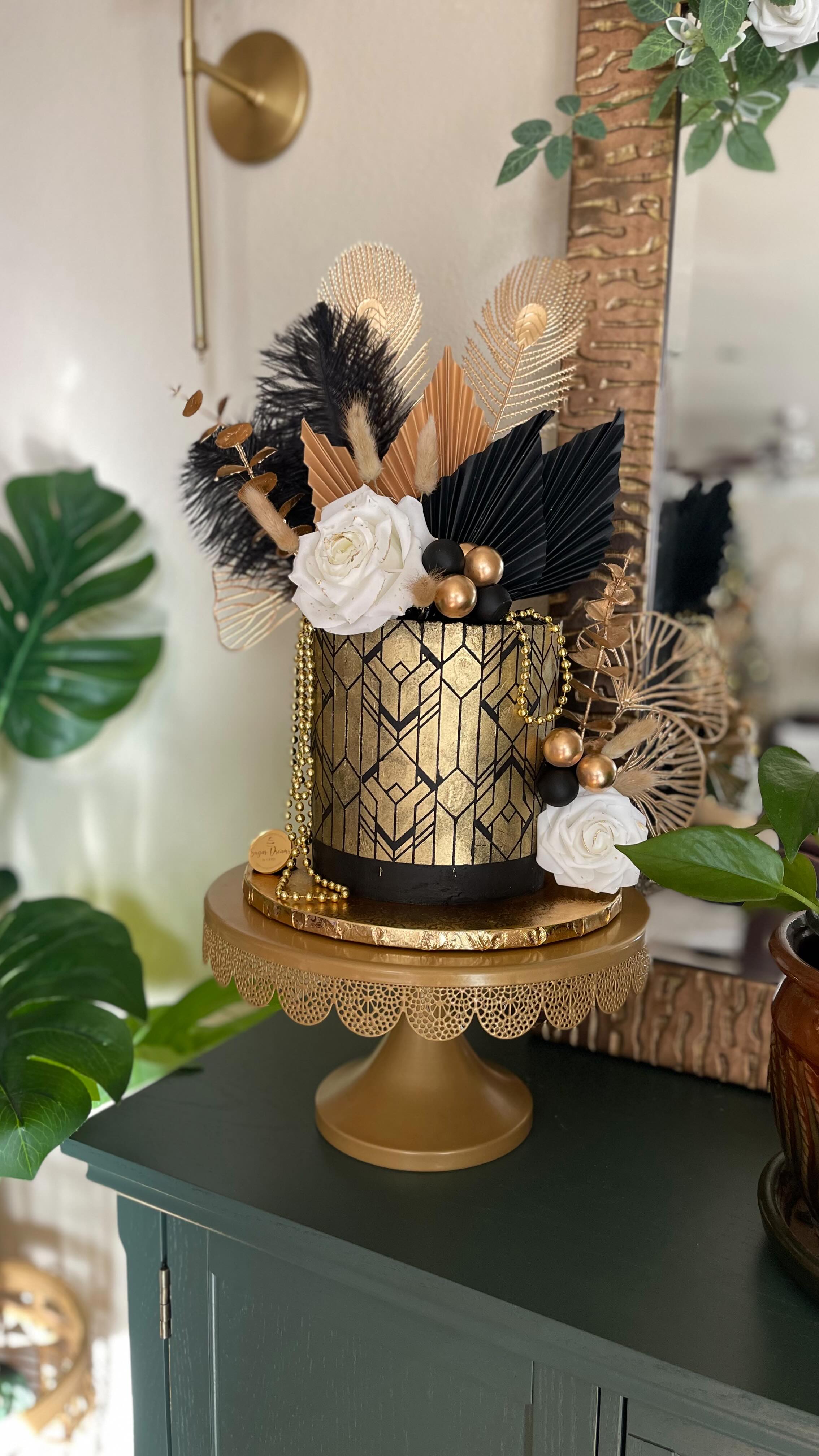 #ubecake #gatsbycake #greatgatsby #celebrationcake #customcake