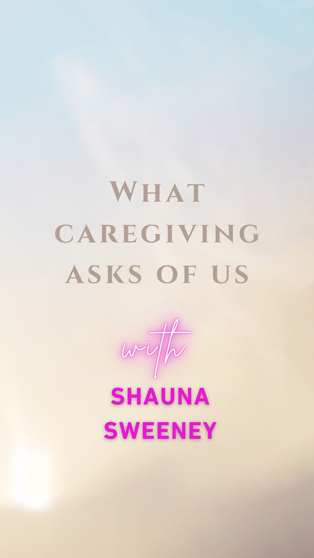 🎙️Caregiving rarely arrives as a choice, it arrives as love reshaping your life. 🤍
In this episode, I sit with Shauna Sweeney, founder and CEO of @try.tendercare about what caregiving asks of us when everything shifts, and how one daughter turned her father’s Alzheimer’s journey into a better way for families to care.
What if families weren’t left to figure this out alone?
What if love and support had a system around it?
🎧Listen to “What Caregiving Asks of Us” wherever you get your podcasts.