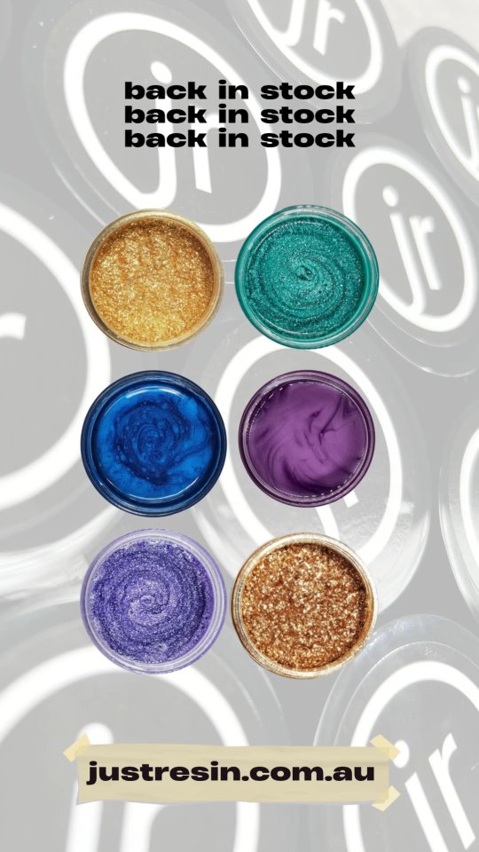 A few of the restocked faves โจ
๐ Midas Touch
๐ฆ Peacock Green
๐ Dragon Blue
๐ธ Purple Jasmine
๐ Amethyst Aura
๐ Bronzer
Like + save for later ๐
Comment your fave ๐
#JustResin #PigmentPastes #ResinArt #ResinPigments #ResinArtSupplies