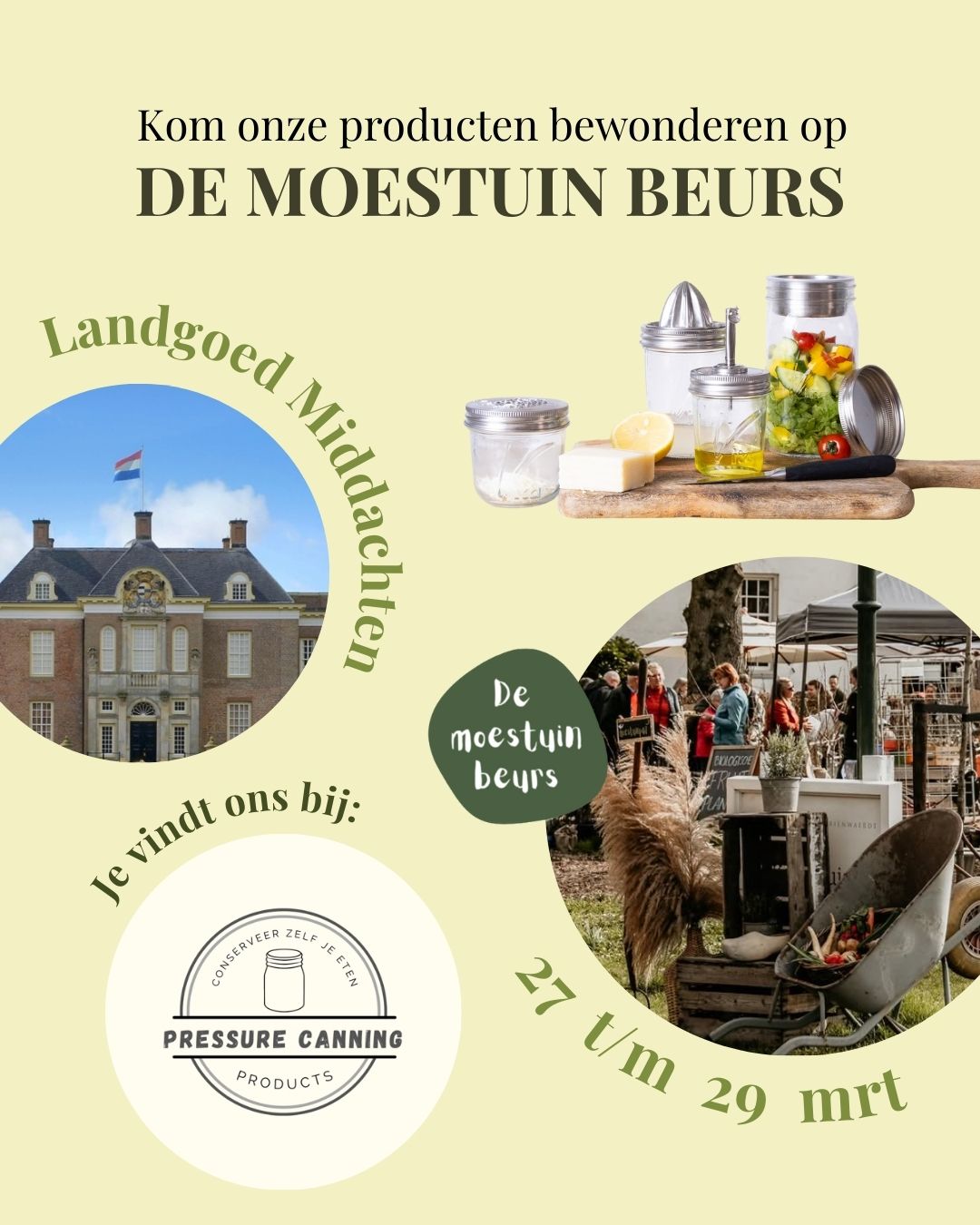Je kunt tickets krijgen via hun website www.demoestuinbeurs.nl. Zien we je daar?
#vita #mealprep #masonjars #foodpreserving #conserveren #voorraad #bewaren #voorraadkast #voedsel #voedselbewaren #opzetstukken #keuken #keukenaccessoires #kitchengoals #pressurecanning #canning #pantry #organise #kitchen #attachements #lifestyle #inspiration #pantrygoals #pantries