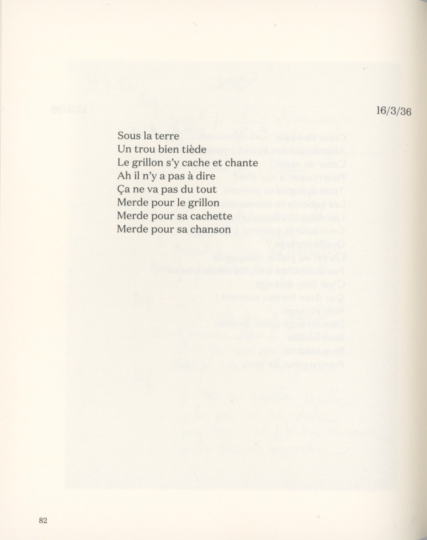 Robert Desnos, in Poèmes de Minuit, Seghers, 2023
