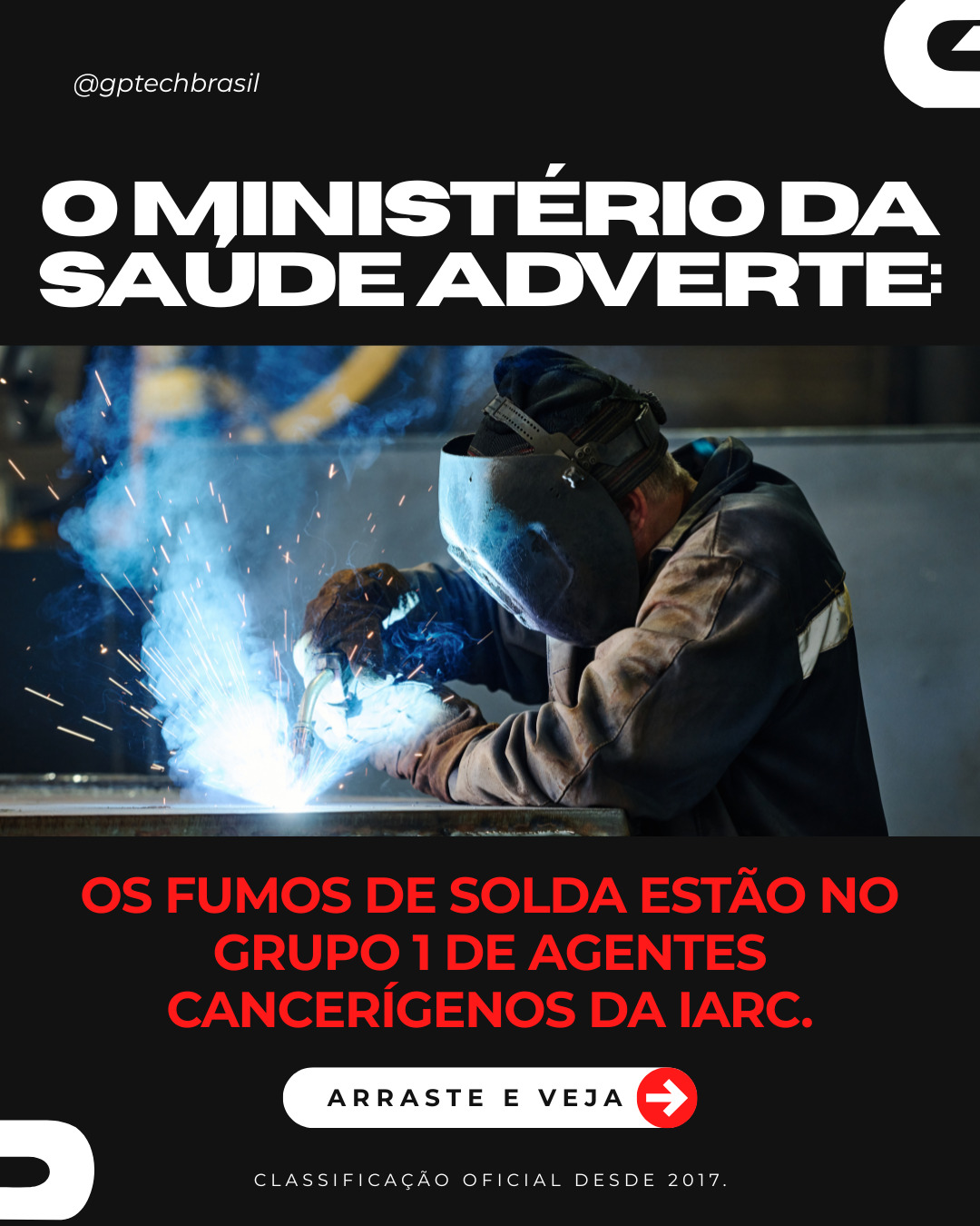 Dia Mundial Contra o Câncer
Os fumos de solda são comprovadamente cancerígenos, segundo a Organização Mundial da Saúde.
Mas a indústria pode — e deve — evoluir.
Com o PontoTech, nosso processo exclusivo de união metálica a frio, eliminamos calor, fumaça e riscos invisíveis à saúde dos operadores.
🔧 Segurança, produtividade e cuidado com quem faz tudo acontecer.
➕ Compartilhe essa ideia e leve mais proteção para dentro da indústria.
#DiaMundialContraOCâncer #Soldagem #PontoTech #GPTECH #SegurançaNoTrabalho #InovaçãoIndustrial #UniãoDeChapas #IndústriaSaudável