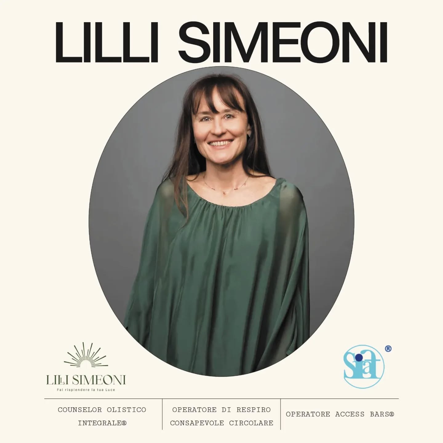 Mi chiamo Elisabetta ma per tutti sono Lilli.
Da sempre in ricerca del senso profondo della vita e appassionata dei temi dell’impermanenza, trascendenza e spiritualità, non ho mai smesso di approfondire, frequentare seminari e sperimentare percorsi di crescita personale.
La formazione triennale in Counseling Olistico Integrale® mi ha permesso di viaggiare dentro me stessa e di riconnettermi alla parte più vera e profonda di me, di diventare consapevole e responsabile della mia vita e di trovare la forza di esprimere ciò che sono. Il Counseling, abbinato al lavoro energetico del Respiro Consapevole, ha cambiato la mia vita.
Da qui la scelta di farne una professione per accompagnare chi incontro sulla mia strada in un viaggio meraviglioso di crescita e di trasformazioni.
Da qui anche la scelta di dedicarmi al sostegno di chi vive un lutto o una perdita. Mi sono sempre sentita a mio agio nel pensare e nel parlare delle perdite e della morte e ho sempre sentito il desiderio di sostenere chi è affranto e impaurito di fronte ad esse, consapevole del fatto che accompagnare qualcuno nella sofferenza, nella malattia e nella morte dà la possibilità di essere in contatto con il senso profondo della vita.
#therapy #therapist #counseling #counselorolistico #mentalhealth #traumarecovery #mentalhealthawareness #privatepractice #terapeutaholistico #salutebenessere #accessbars #accessconsciousness #cambiamento #coachingonline #benessereolistico #holistichealer #holisticwellness #olistico #trainingolisticototale #holisticapproch #holisticcoach #verona
#italy #veronacity #veronaitaly