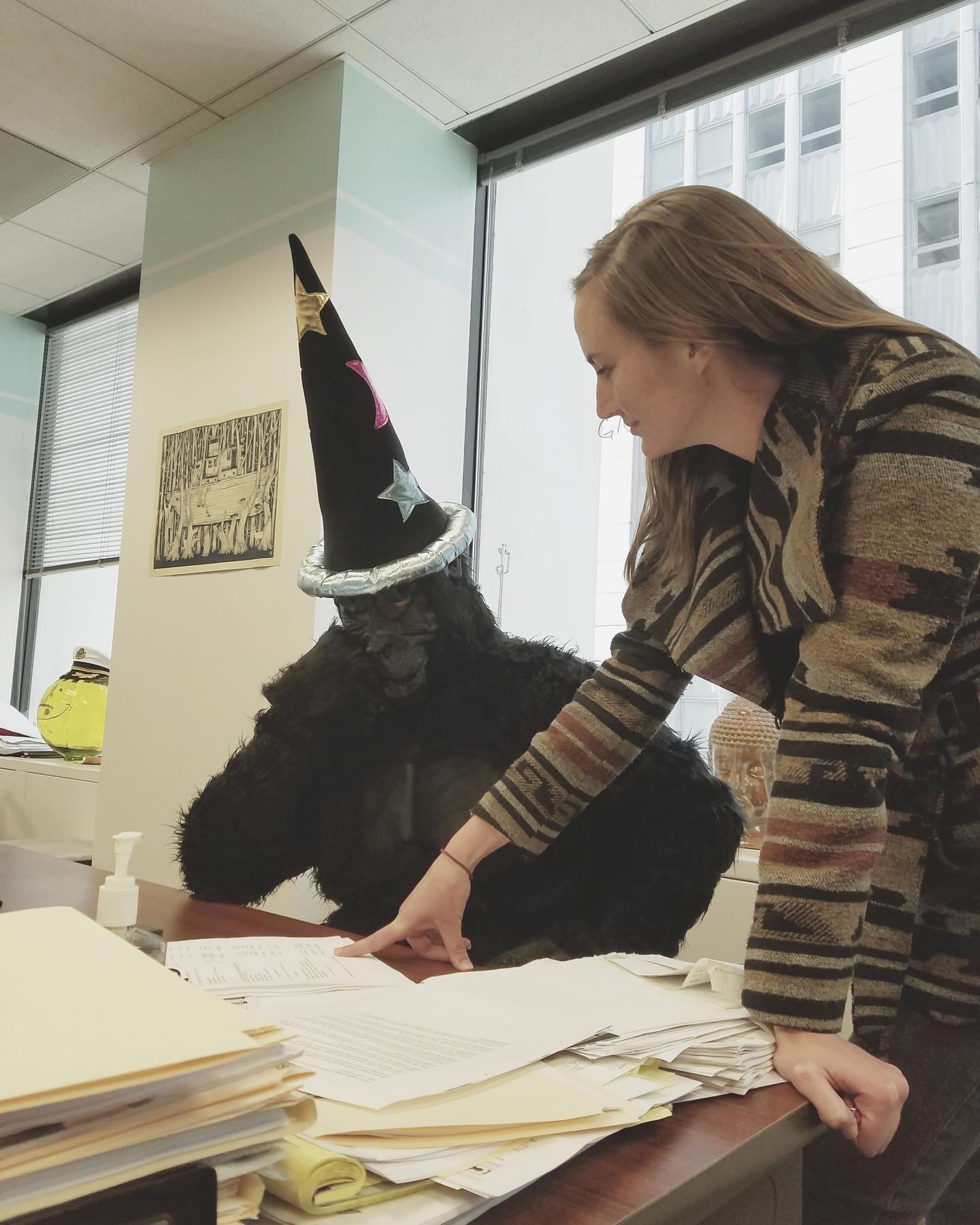 Throwback Tuesday: to the old days pushing papers in the office. We obviously take ourselves very seriously. #sfbf